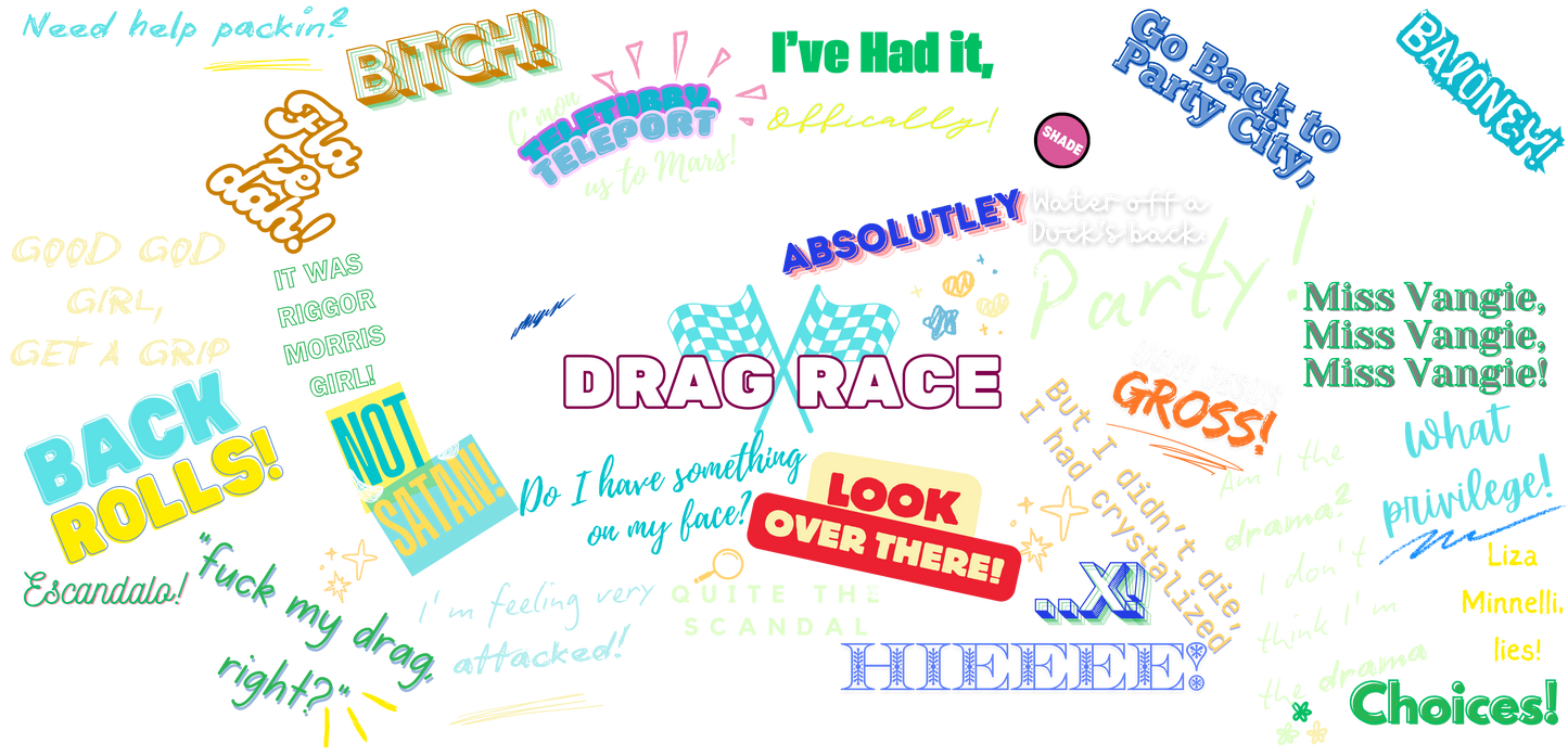 Drag race, Dragrace UK, Rupaul Rupaul's drag race. Queer Culture, LGBTQIA+ LGBT