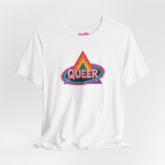 Pride-Inspired Unisex Tee, Queer Graphic Shirt, LGBTQ+ Fashion, Casual Wear, Pride Month, Unique Graphic Tee