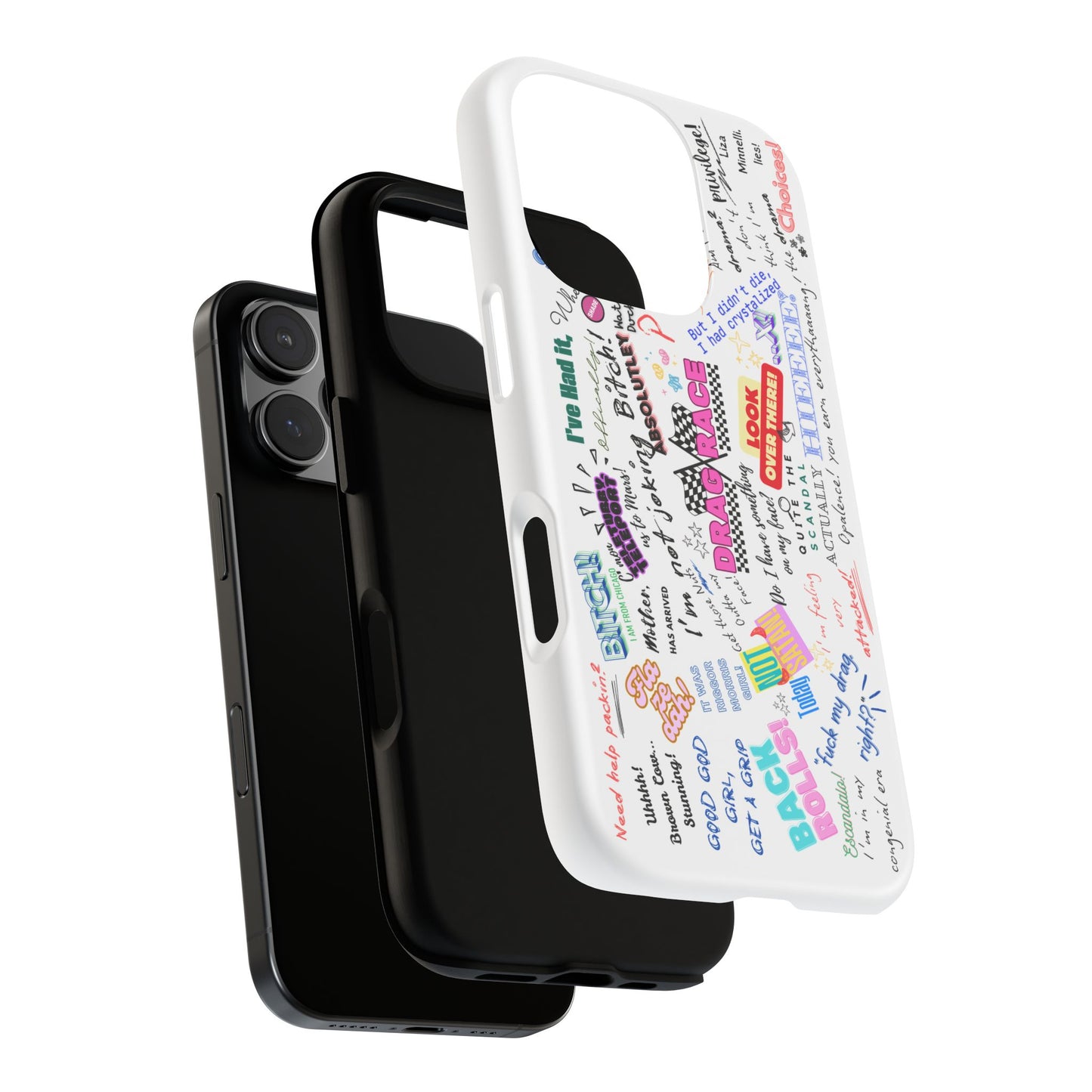 Trendy Phone Case with Fun Quotes | Gift for Teens, Birthday Present, Everyday Use, Motivational Design, Colorful Style