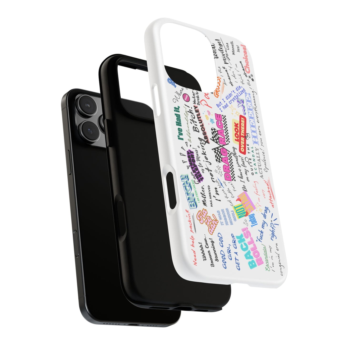 Trendy Phone Case with Fun Quotes | Gift for Teens, Birthday Present, Everyday Use, Motivational Design, Colorful Style