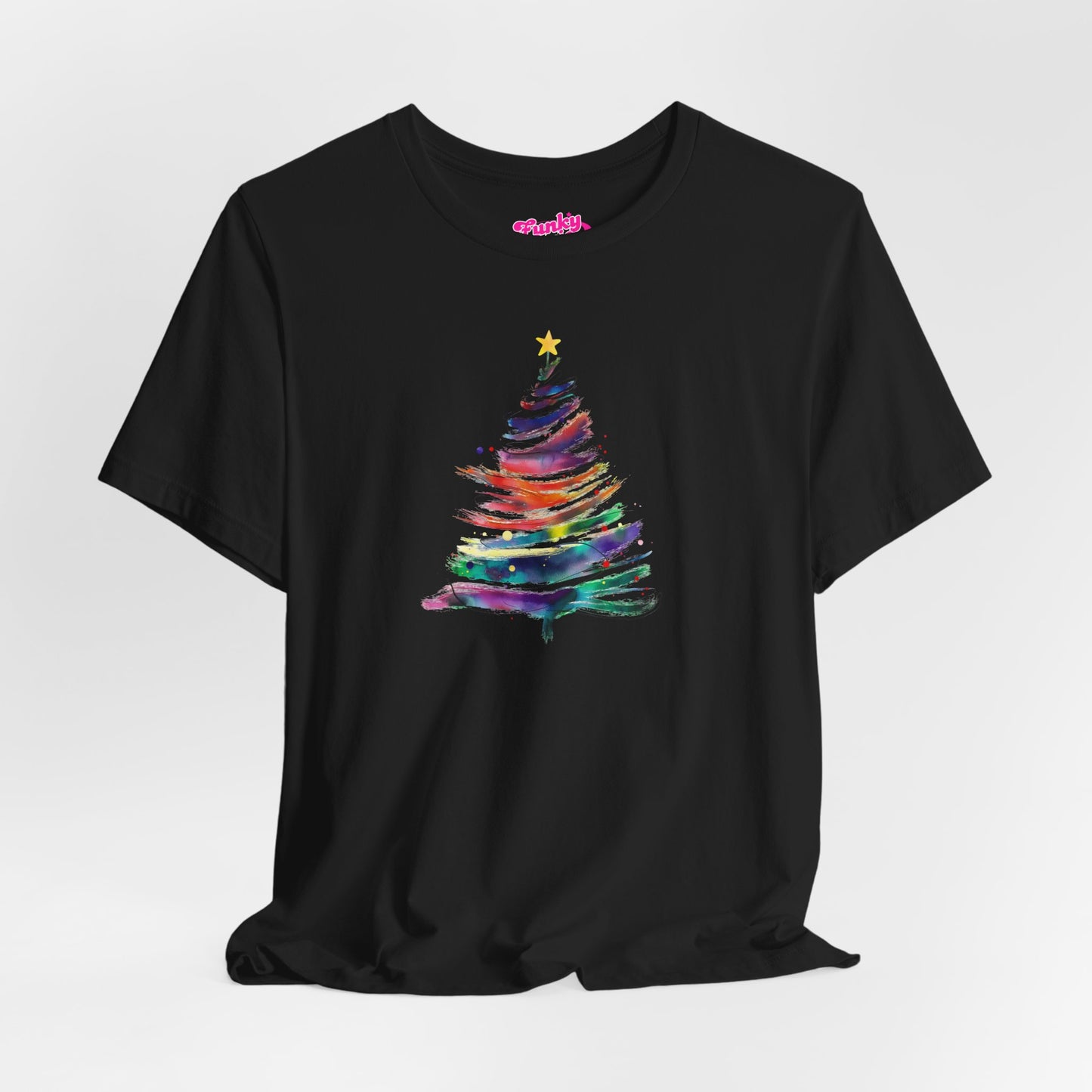 Christmas Tree Unisex Tee, Festive T-Shirt, Holiday Gift, Winter Apparel, Cozy Comfortable Wear, Seasonal Tee