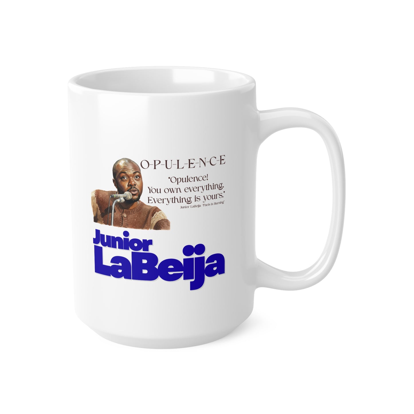 'Opulence' Junior LaBeija 11oz & 15oz -Queer Icon Series - Paris is burning