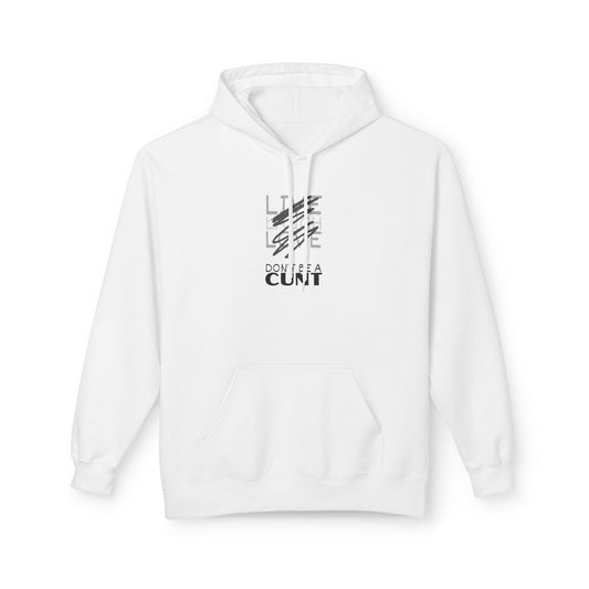 Don't be a C - Bold Statement Hoodie, Unisex Fleece Sweatshirt, Casual Wear, Comfortable Outfit, Gift for Trendsetters