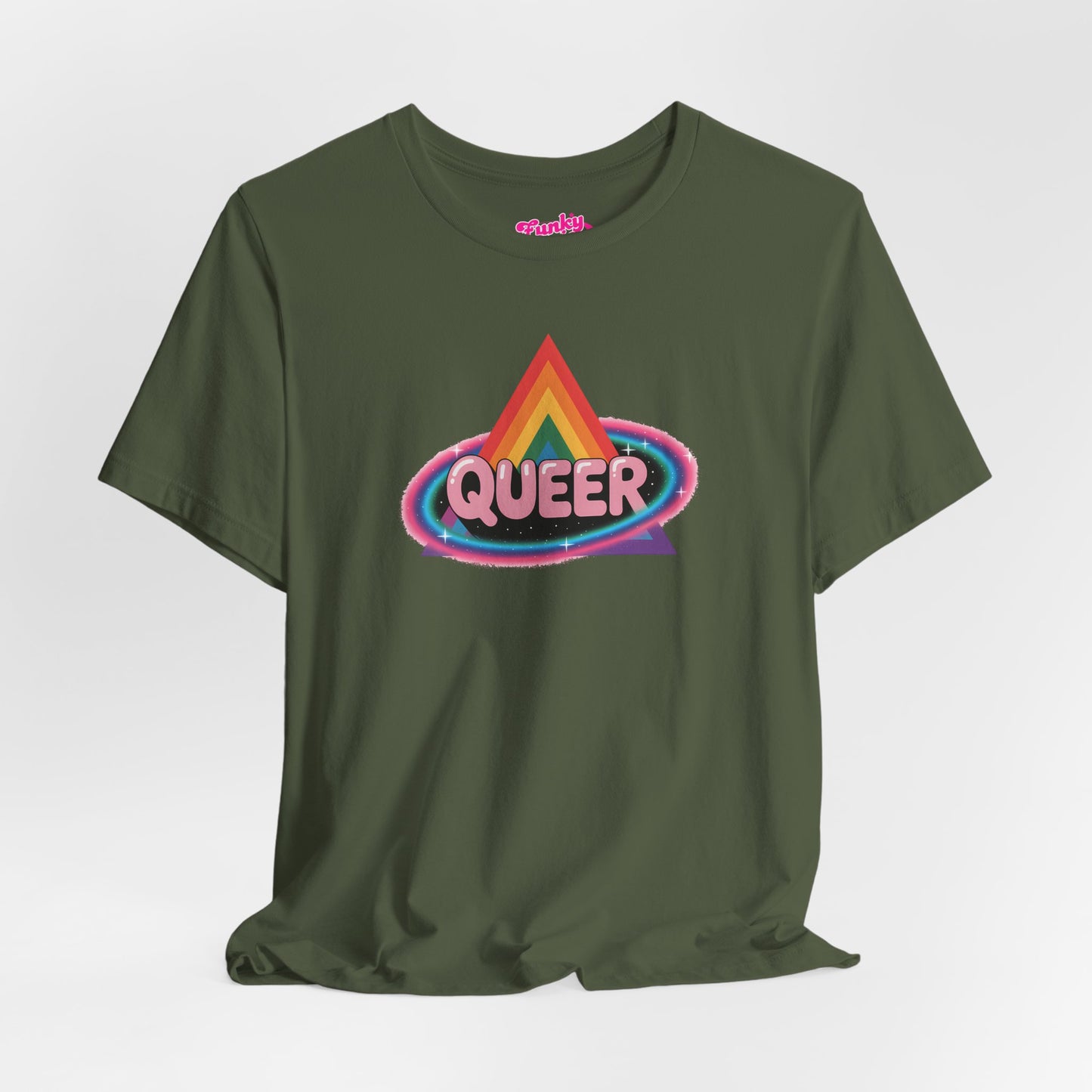 Pride-Inspired Unisex Tee, Queer Graphic Shirt, LGBTQ+ Fashion, Casual Wear, Pride Month, Unique Graphic Tee