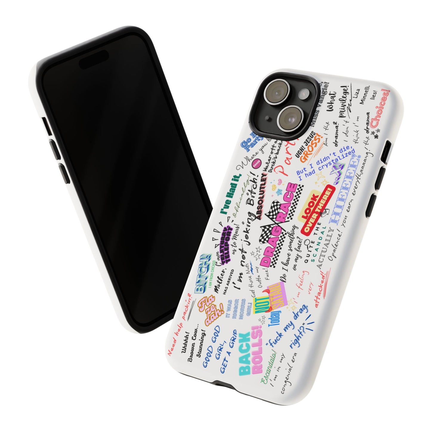 Trendy Phone Case with Fun Quotes | Gift for Teens, Birthday Present, Everyday Use, Motivational Design, Colorful Style