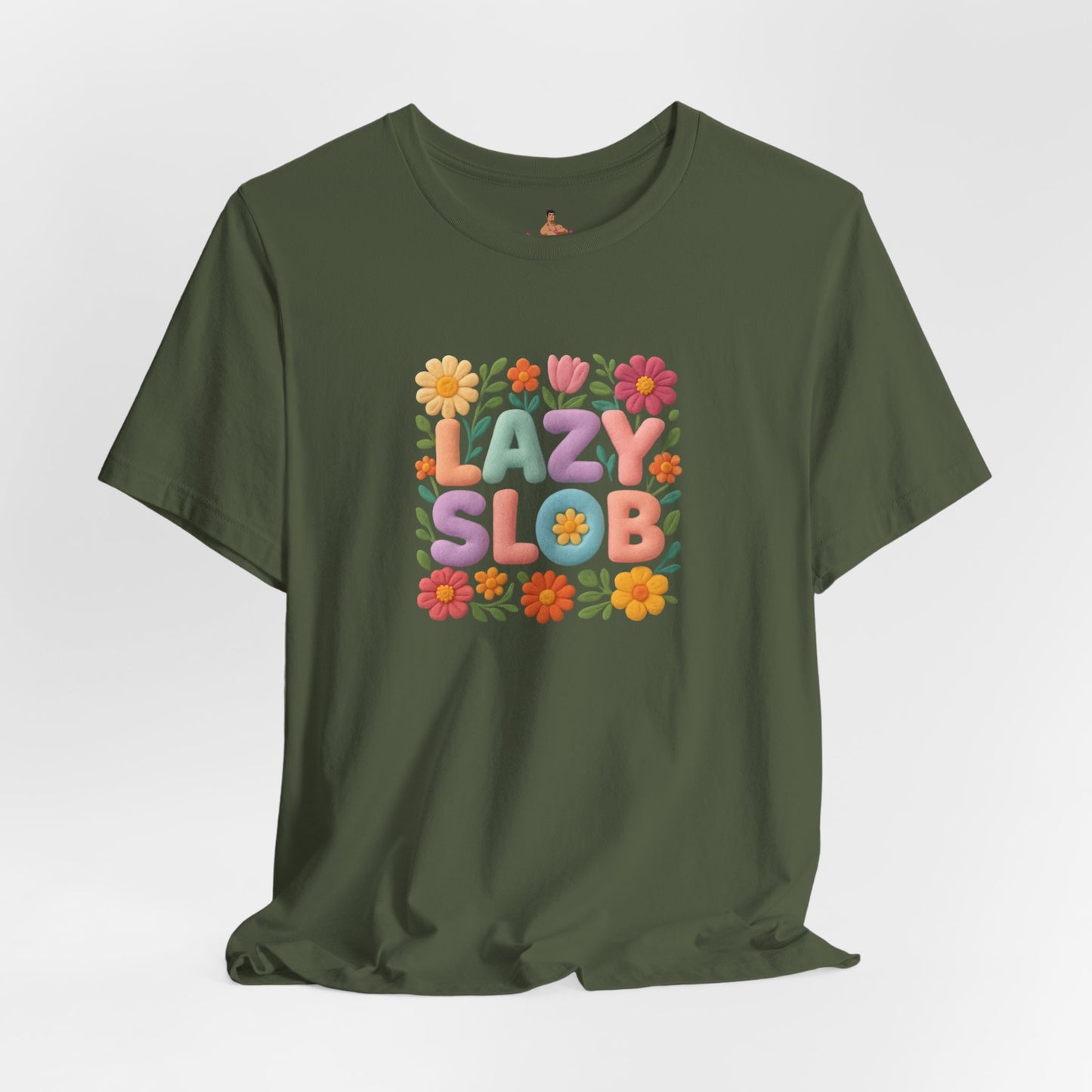 Lazy Slob Floral Graphic Tee