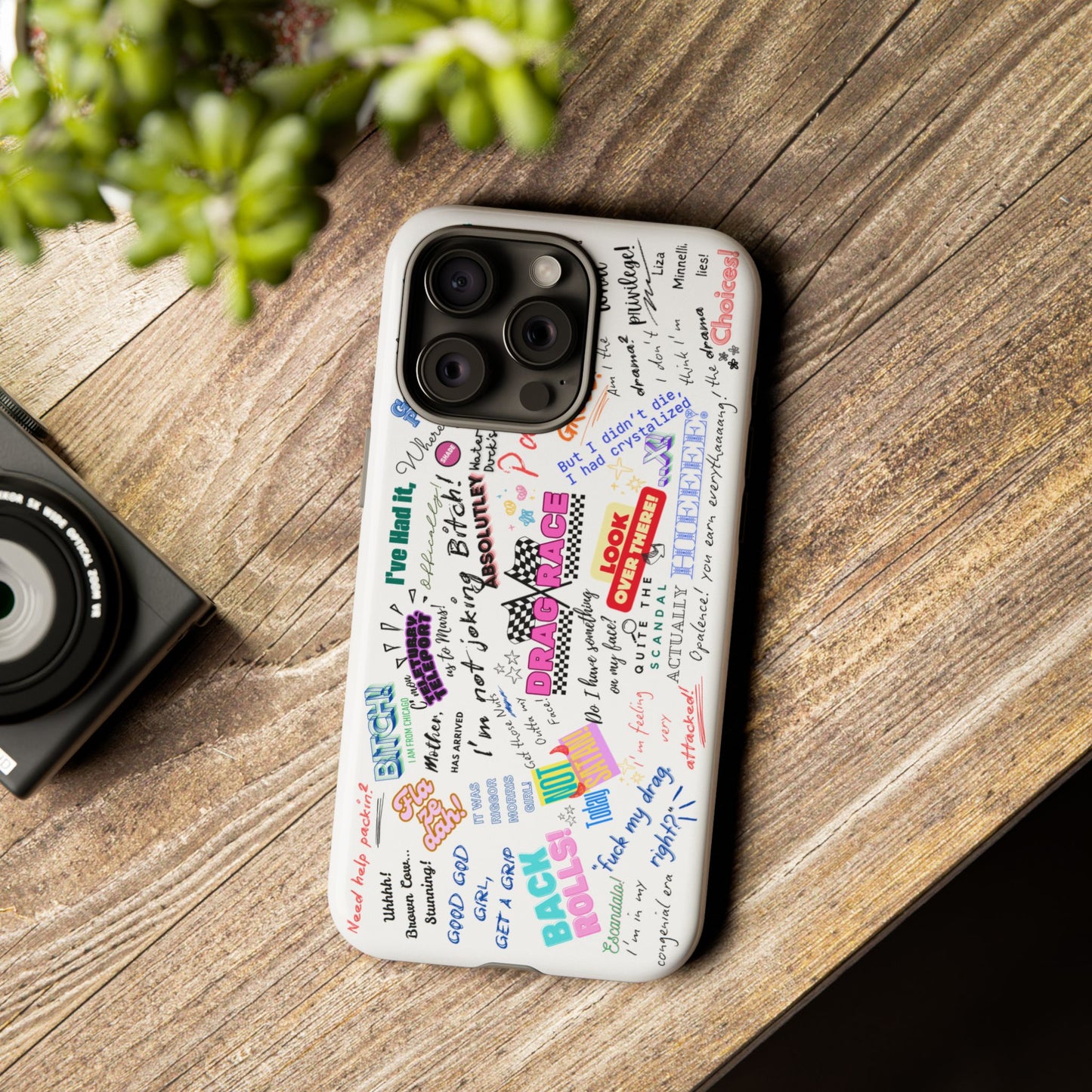 Trendy Phone Case with Fun Quotes | Gift for Teens, Birthday Present, Everyday Use, Motivational Design, Colorful Style
