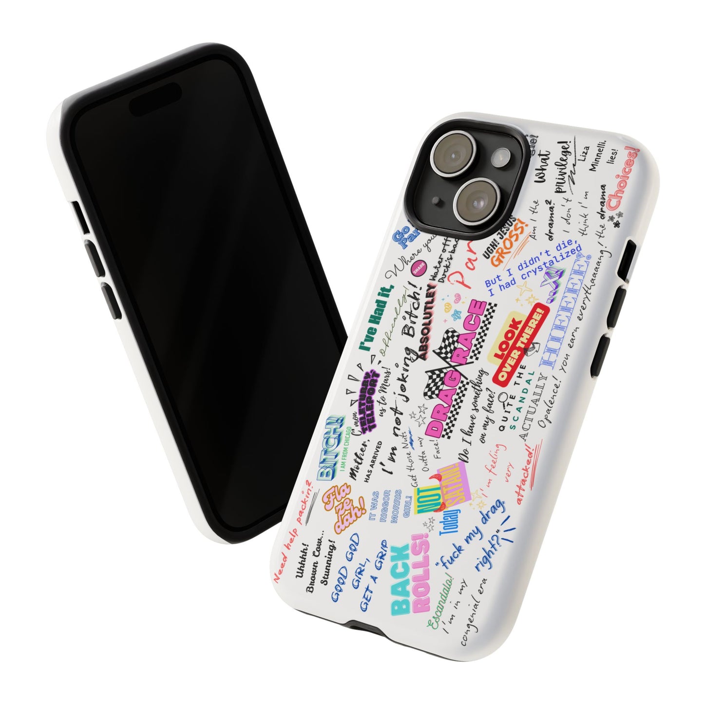 Trendy Phone Case with Fun Quotes | Gift for Teens, Birthday Present, Everyday Use, Motivational Design, Colorful Style