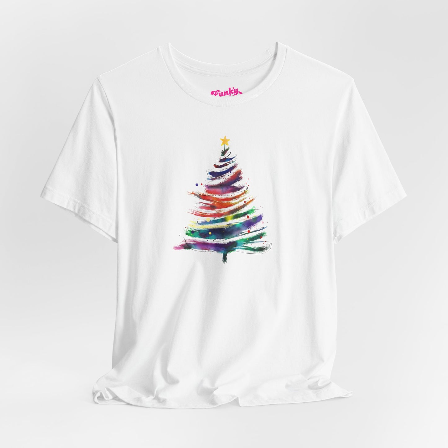 Christmas Tree Unisex Tee, Festive T-Shirt, Holiday Gift, Winter Apparel, Cozy Comfortable Wear, Seasonal Tee
