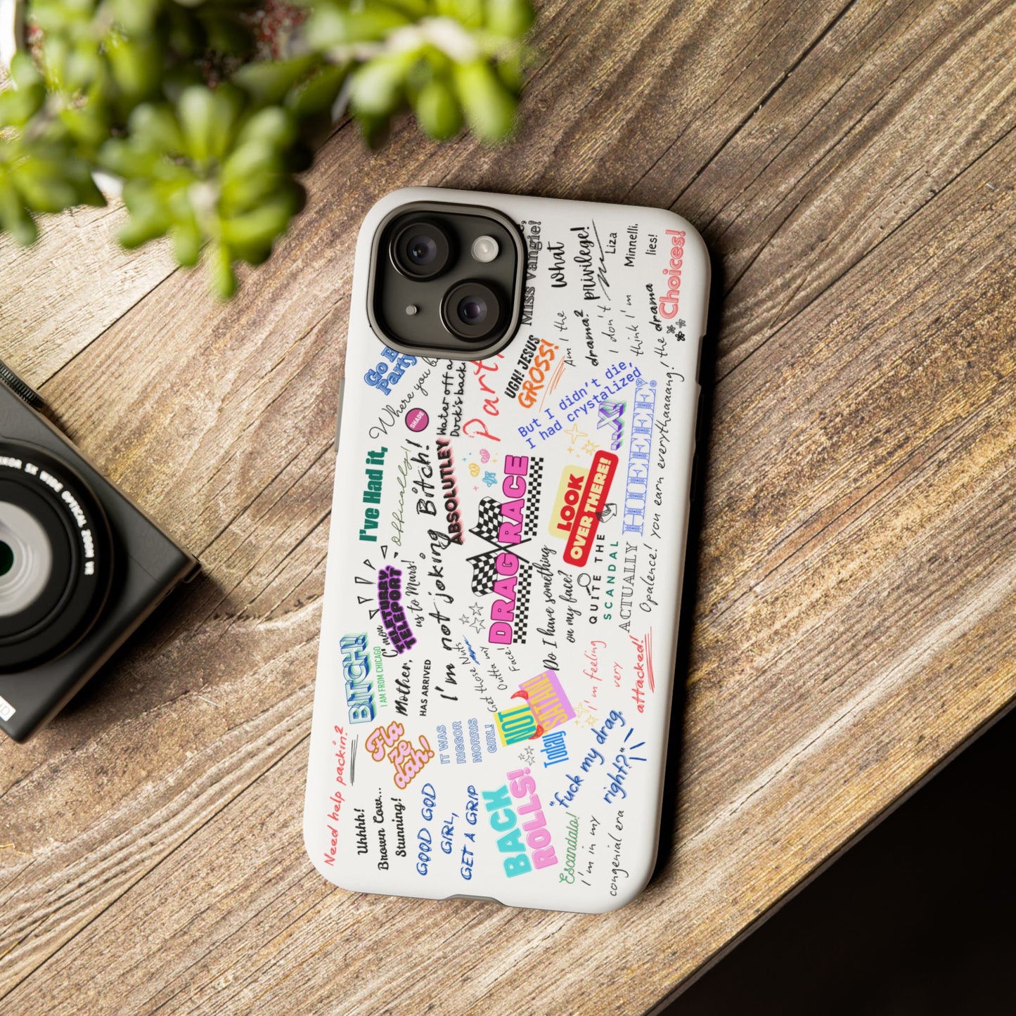 Trendy Phone Case with Fun Quotes | Gift for Teens, Birthday Present, Everyday Use, Motivational Design, Colorful Style