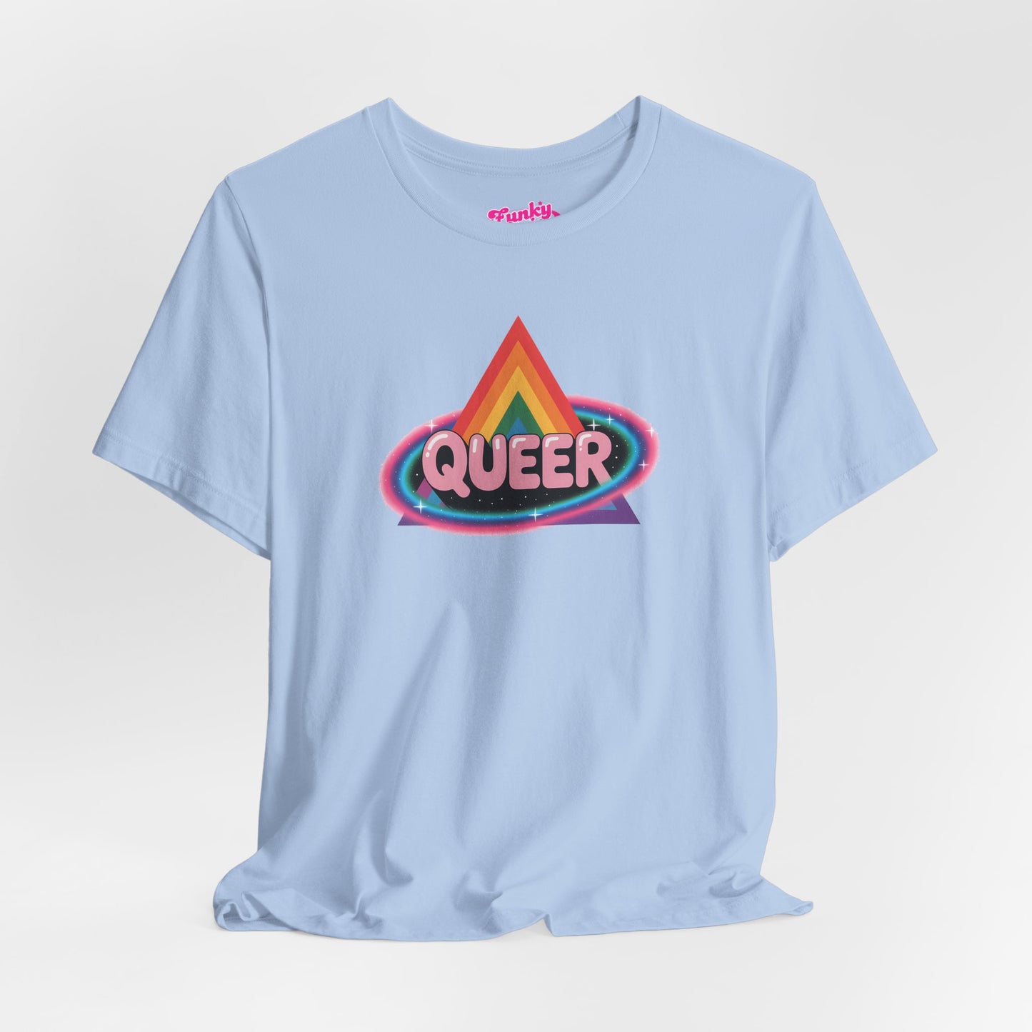 Pride-Inspired Unisex Tee, Queer Graphic Shirt, LGBTQ+ Fashion, Casual Wear, Pride Month, Unique Graphic Tee