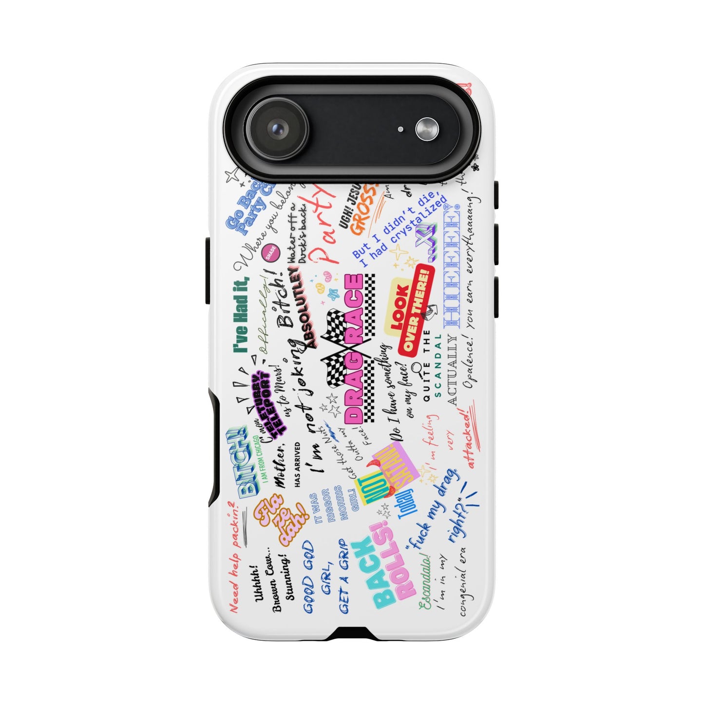 Trendy Phone Case with Fun Quotes | Gift for Teens, Birthday Present, Everyday Use, Motivational Design, Colorful Style