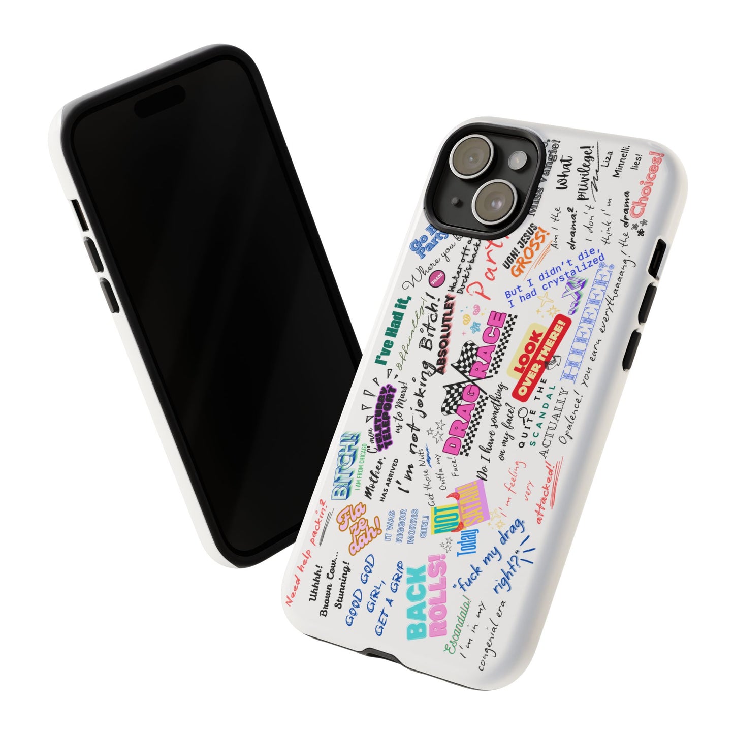 Trendy Phone Case with Fun Quotes | Gift for Teens, Birthday Present, Everyday Use, Motivational Design, Colorful Style