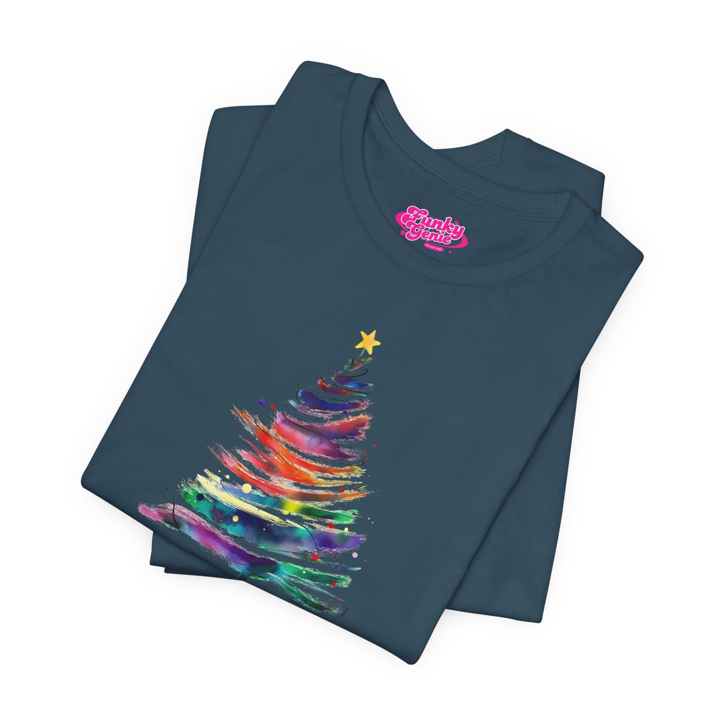 Christmas Tree Unisex Tee, Festive T-Shirt, Holiday Gift, Winter Apparel, Cozy Comfortable Wear, Seasonal Tee
