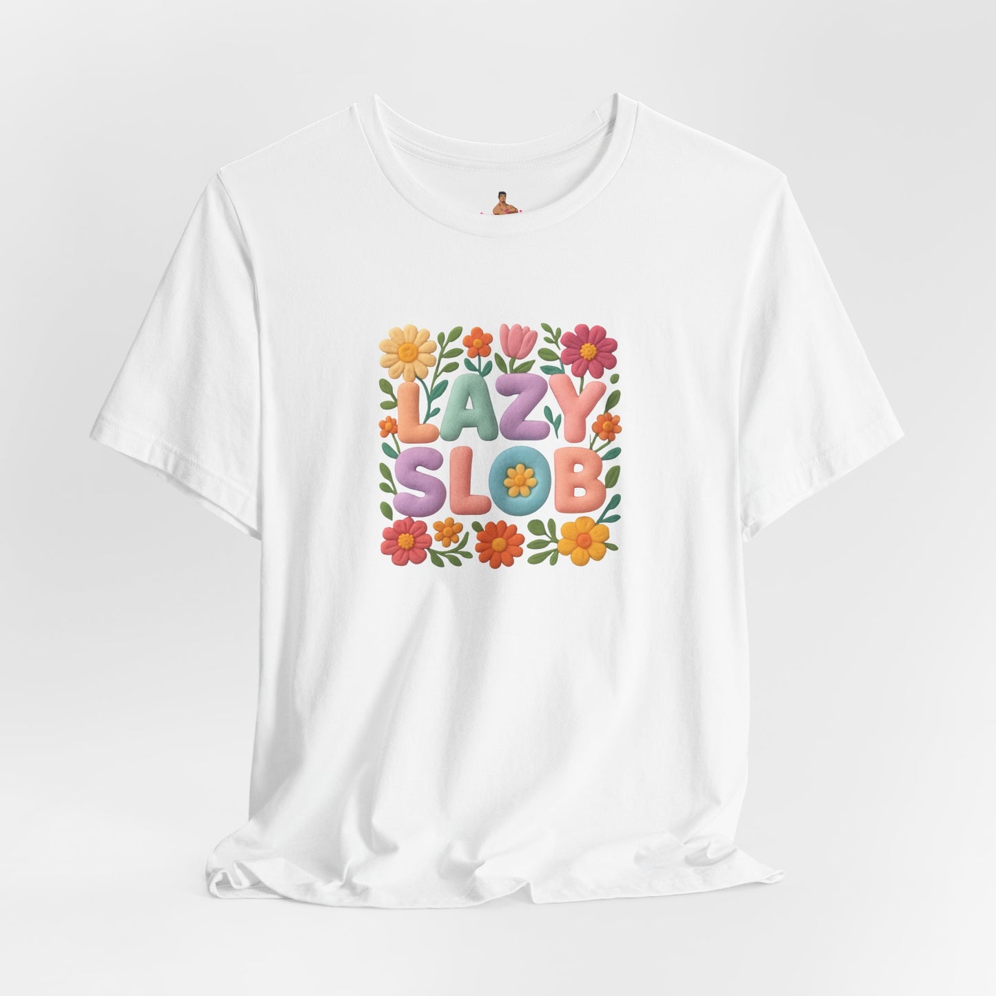 Lazy Slob Floral Graphic Tee
