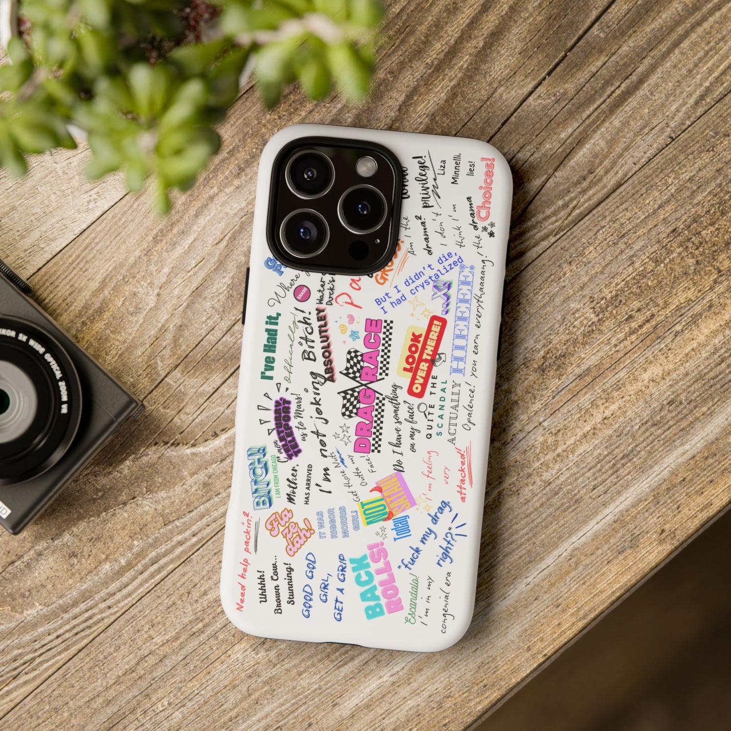Trendy Phone Case with Fun Quotes | Gift for Teens, Birthday Present, Everyday Use, Motivational Design, Colorful Style