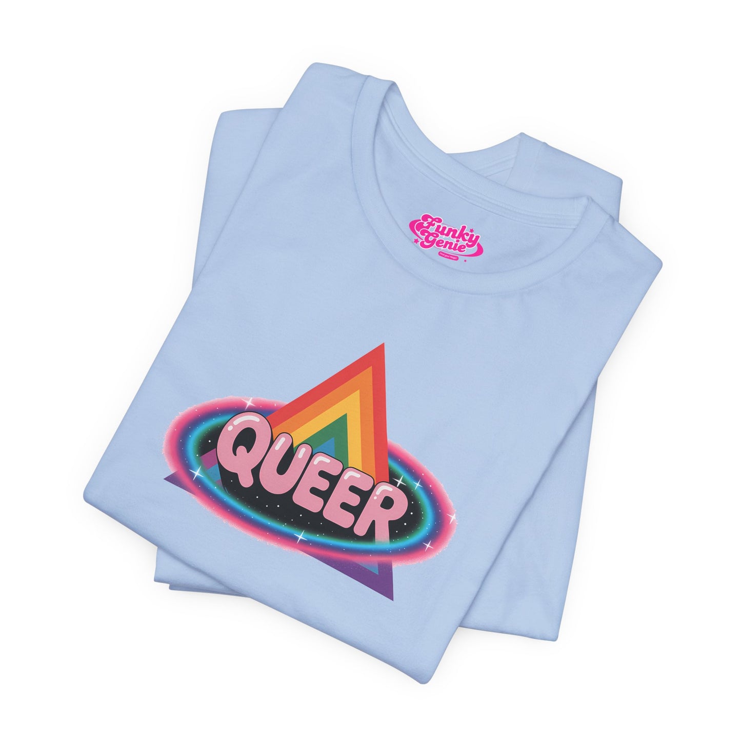 Pride-Inspired Unisex Tee, Queer Graphic Shirt, LGBTQ+ Fashion, Casual Wear, Pride Month, Unique Graphic Tee