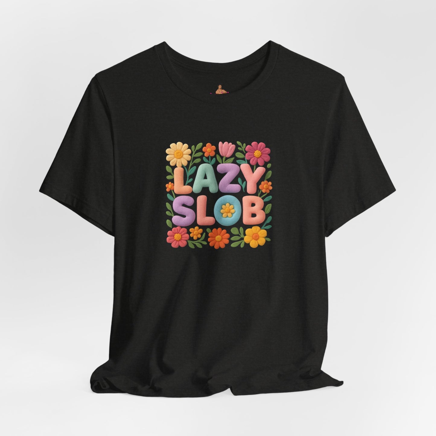 Lazy Slob Floral Graphic Tee