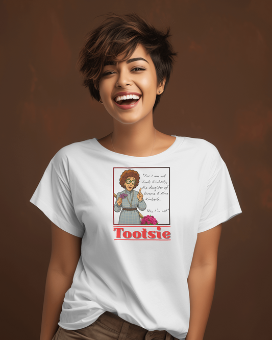 Tootsie Inspired Unisex Jersey Tee, Fun Graphic Tee, Gift for Friends, Casual Outfit, Everyday Wear, Summer Fashion, Unique T-shirt