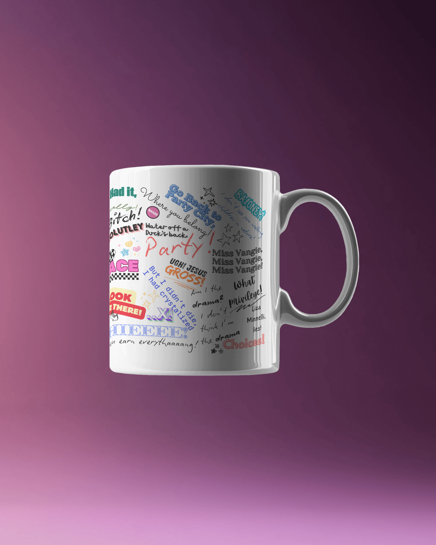 Drag Race US Queens Quotes  Ceramic Coffee Cups - 11oz & 15oz, Funny Gift for Coffee Lovers, Unique Mugs for Pride, LGBTQ+ Party Decor, Quirky Home [...]