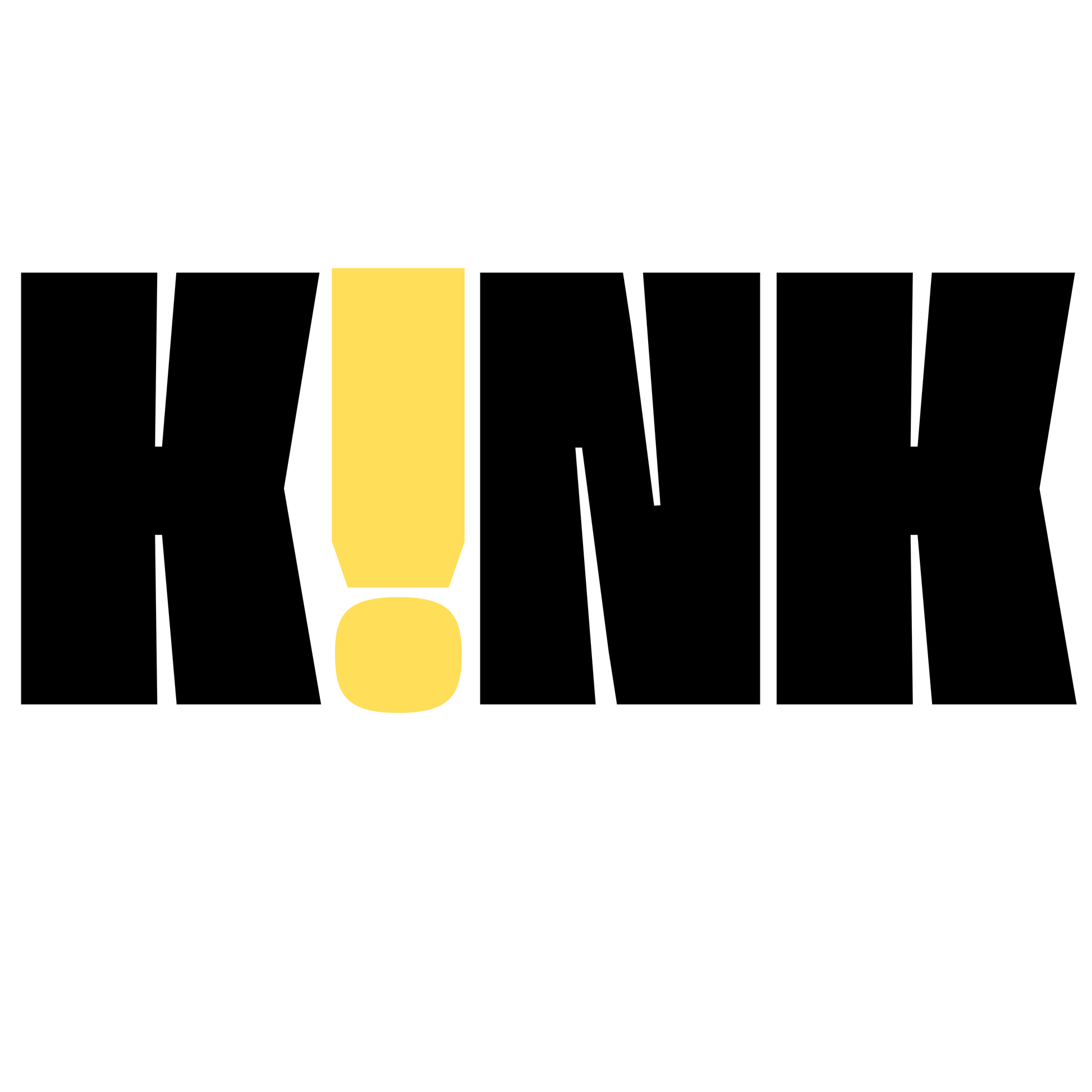 Black text with a yellow exclamation mark on a white background   Kink, LGBTQIA+, Queer