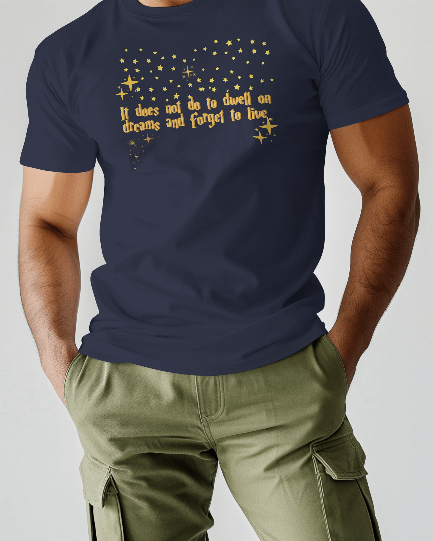 Dumbledore inspired Quote. on High quality Tee shirt, t shirt