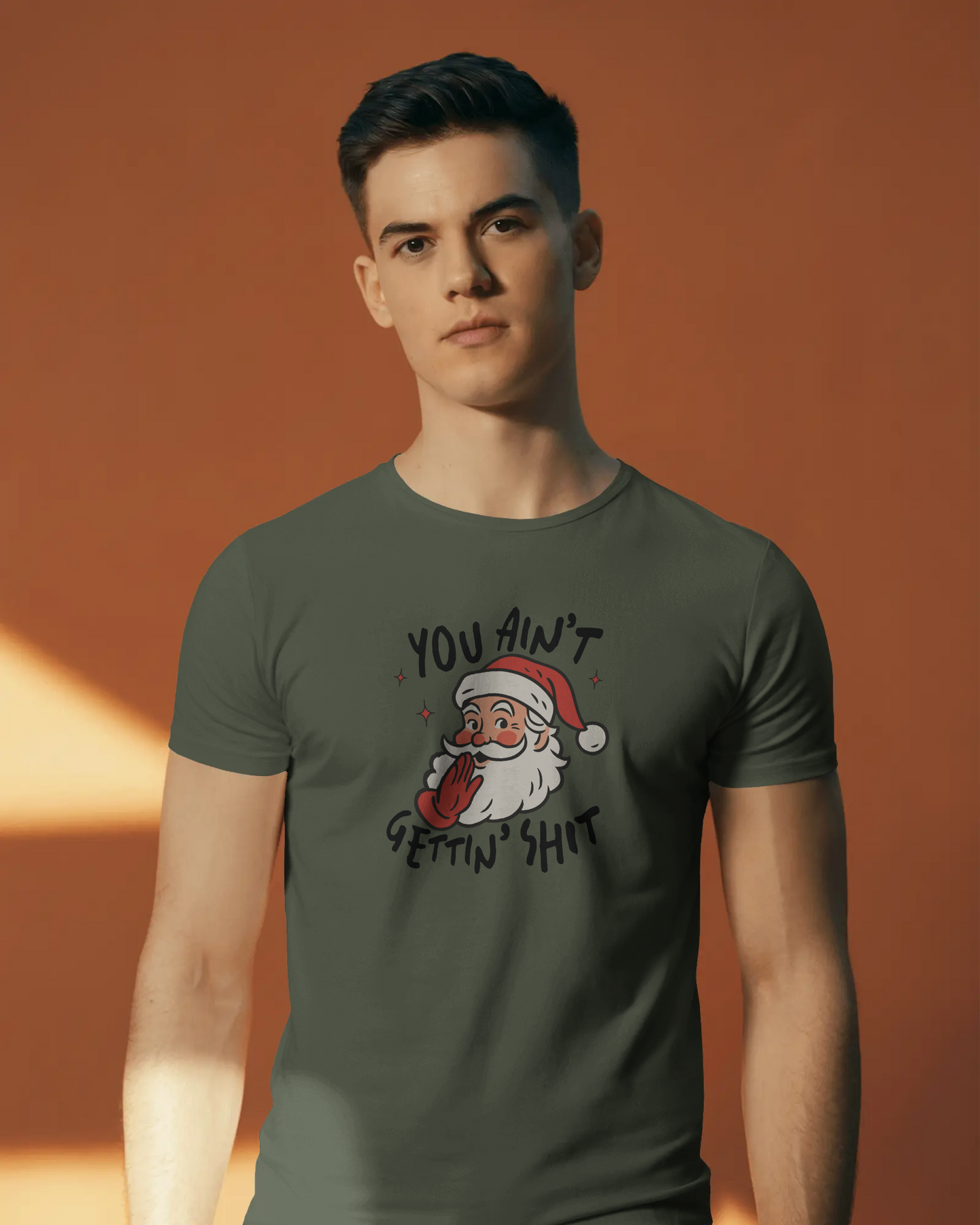 Funny Christmas Tee, Holiday Gift, Santa Humor Shirt, Unisex Short Sleeve T-shirt, Festive Apparel, Casual Wear