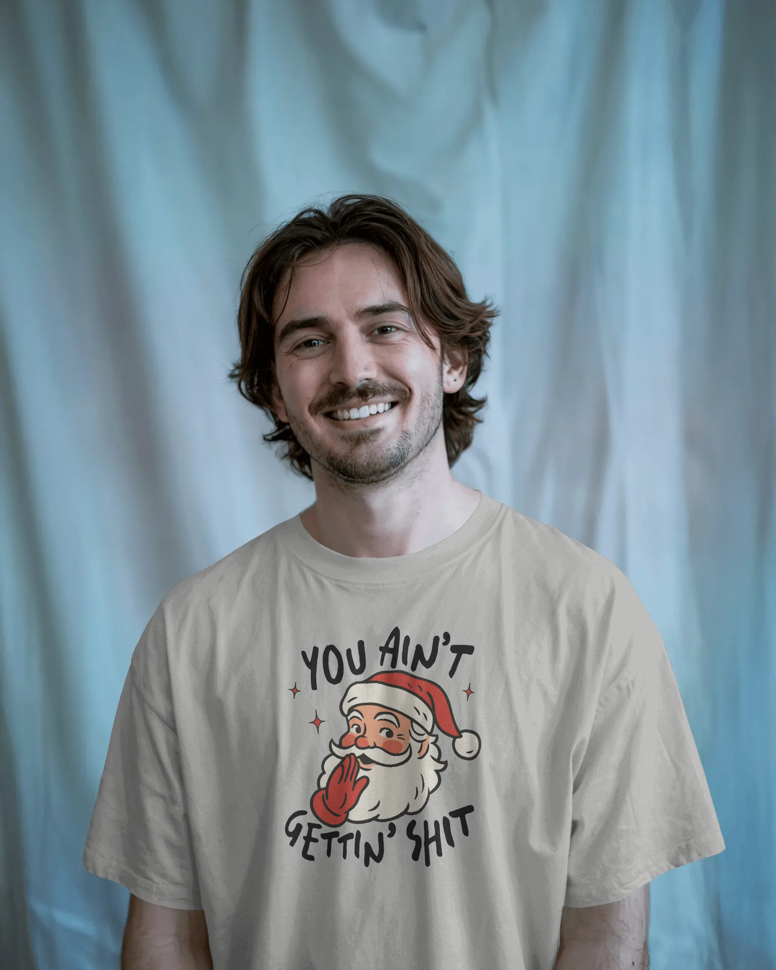 Funny Christmas Tee, Holiday Gift, Santa Humor Shirt, Unisex Short Sleeve T-shirt, Festive Apparel, Casual Wear