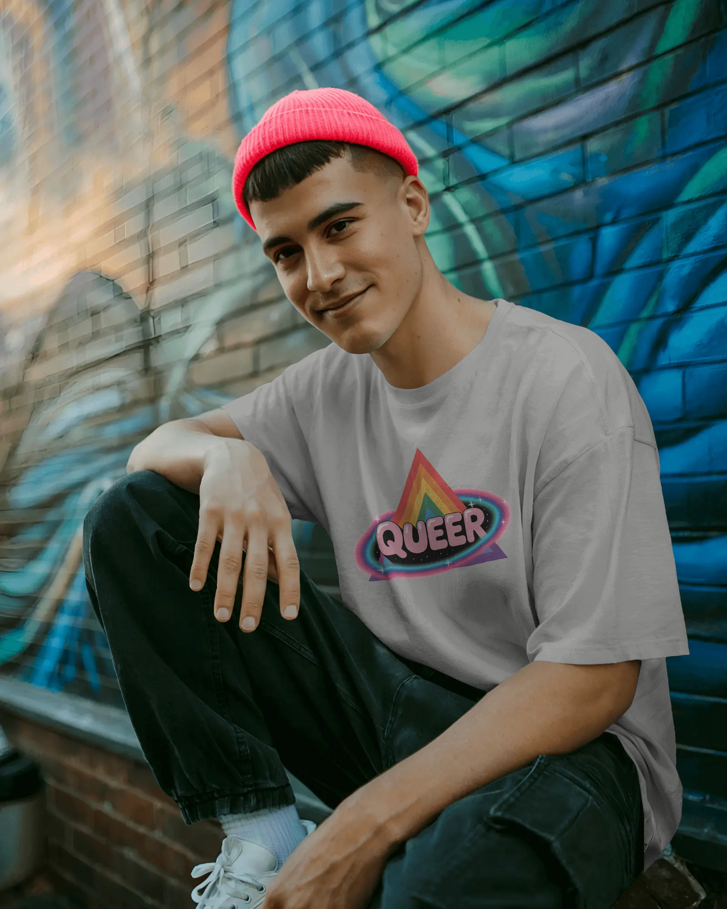 Pride-Inspired Unisex Tee, Queer Graphic Shirt, LGBTQ+ Fashion, Casual Wear, Pride Month, Unique Graphic Tee