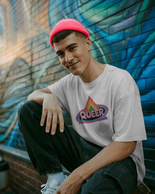 Pride-Inspired Unisex Tee, Queer Graphic Shirt, LGBTQ+ Fashion, Casual Wear, Pride Month, Unique Graphic Tee