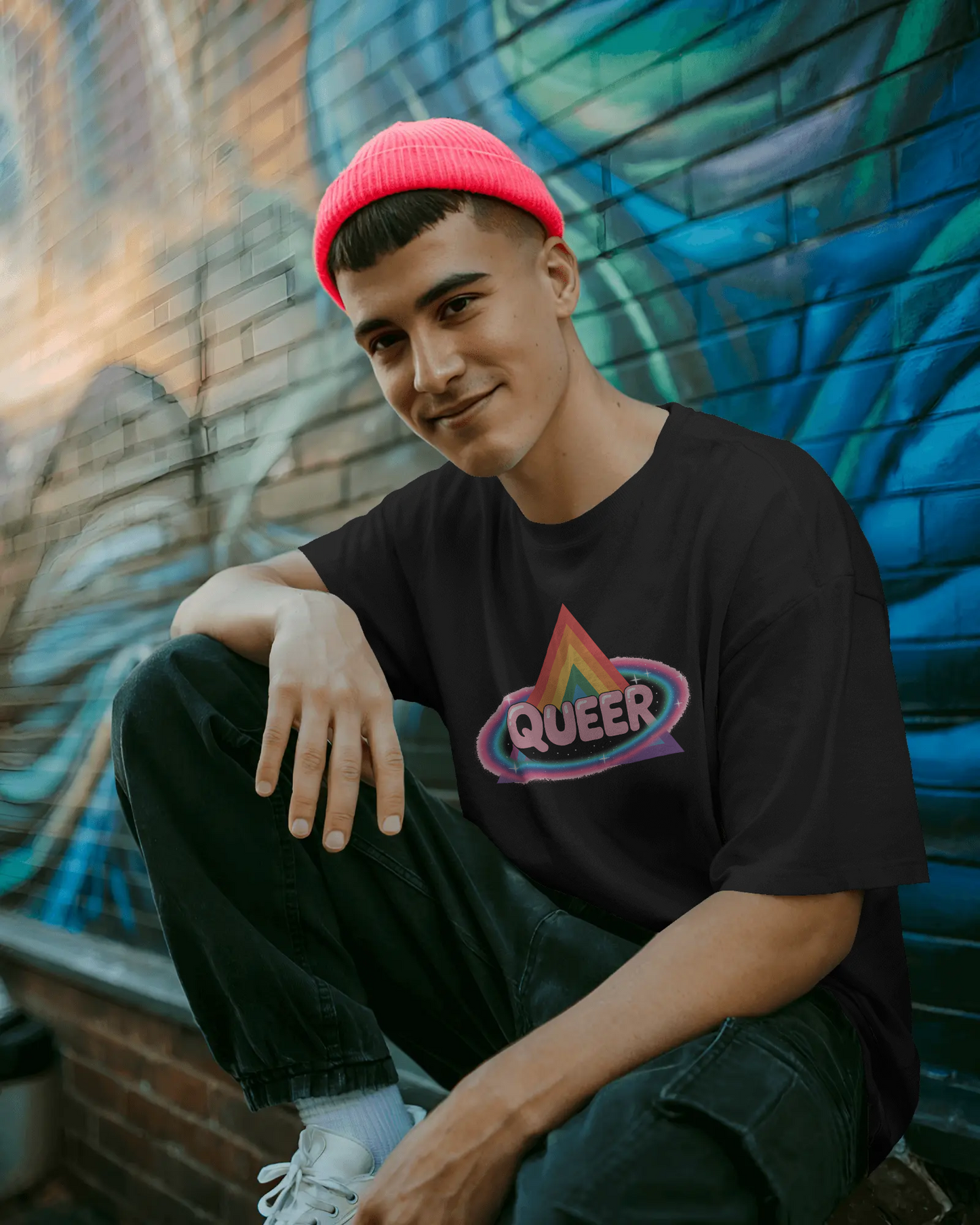 Pride-Inspired Unisex Tee, Queer Graphic Shirt, LGBTQ+ Fashion, Casual Wear, Pride Month, Unique Graphic Tee
