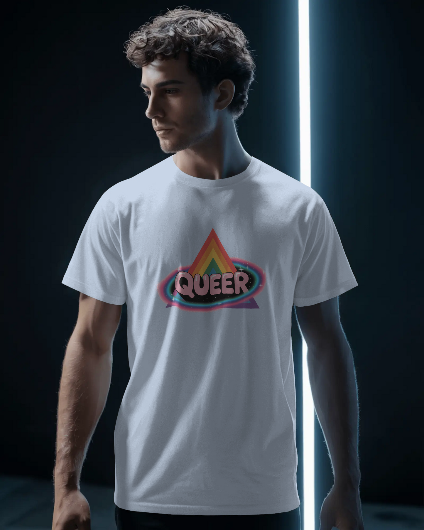 Pride-Inspired Unisex Tee, Queer Graphic Shirt, LGBTQ+ Fashion, Casual Wear, Pride Month, Unique Graphic Tee