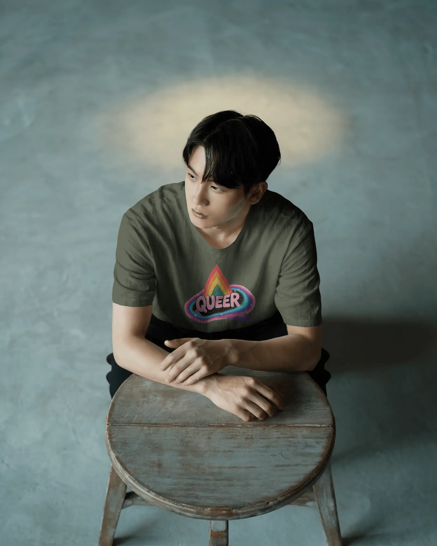 Pride-Inspired Unisex Tee, Queer Graphic Shirt, LGBTQ+ Fashion, Casual Wear, Pride Month, Unique Graphic Tee