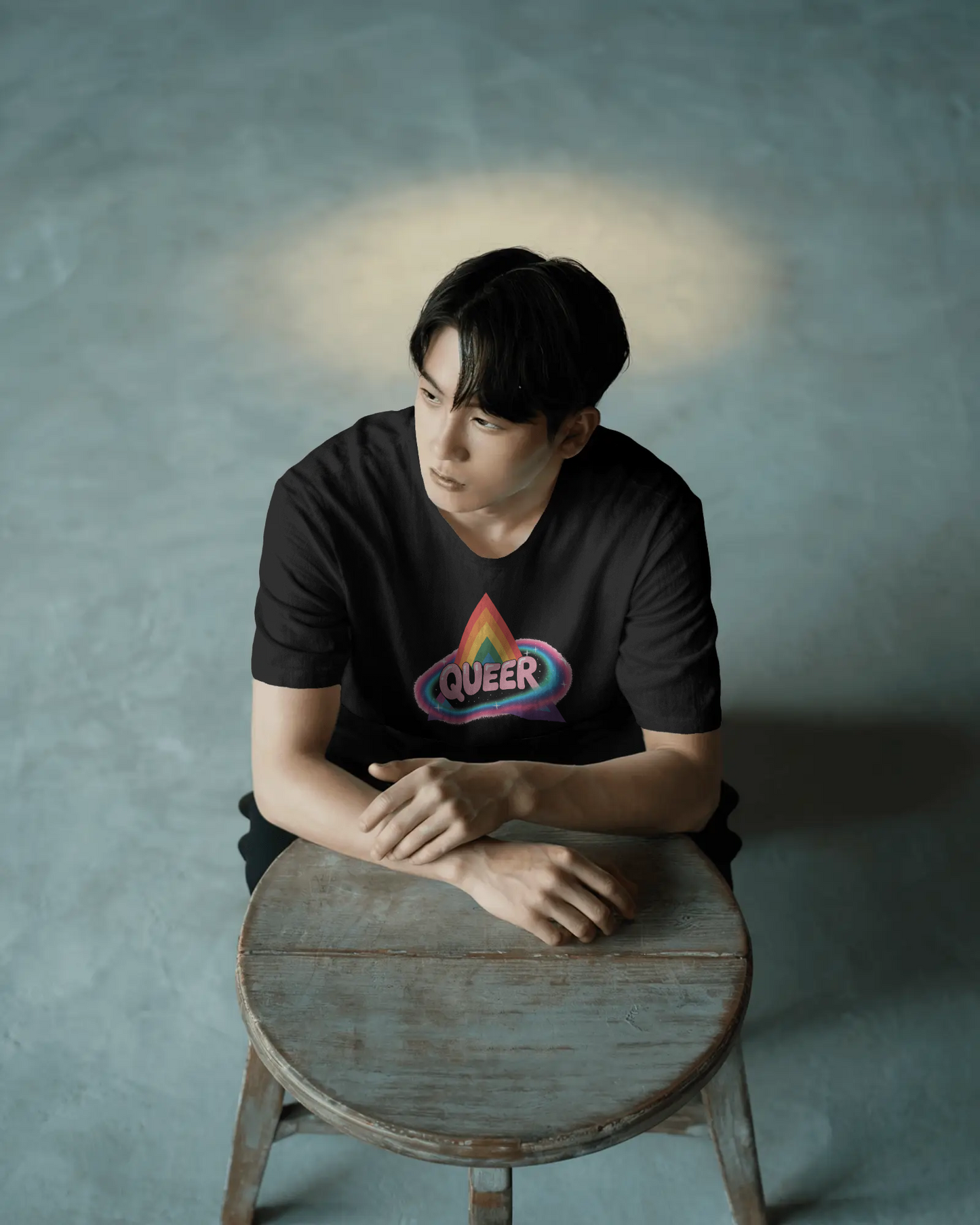 Pride-Inspired Unisex Tee, Queer Graphic Shirt, LGBTQ+ Fashion, Casual Wear, Pride Month, Unique Graphic Tee