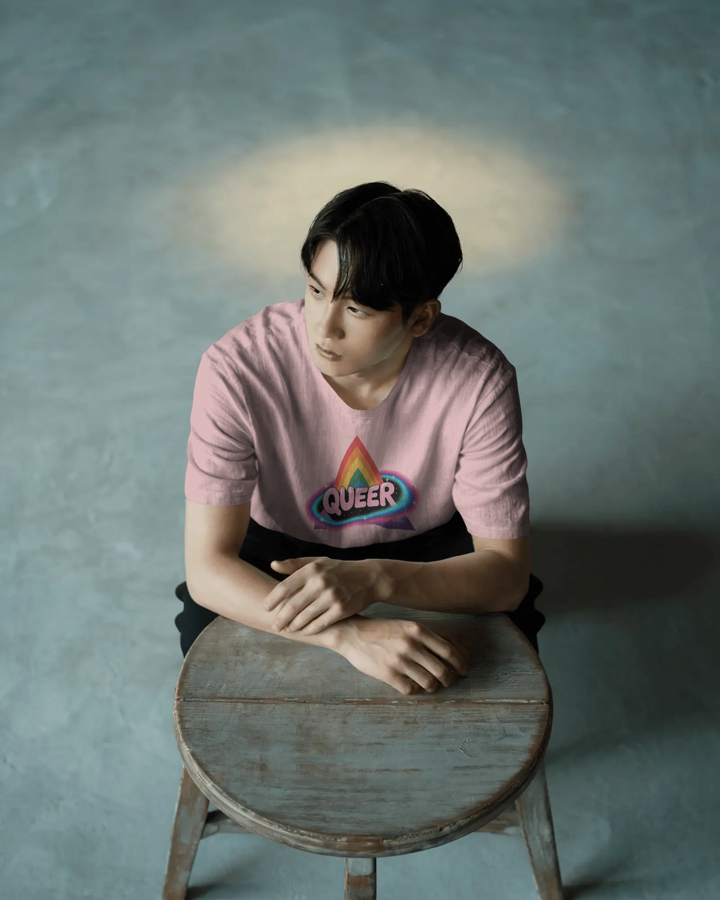 Pride-Inspired Unisex Tee, Queer Graphic Shirt, LGBTQ+ Fashion, Casual Wear, Pride Month, Unique Graphic Tee