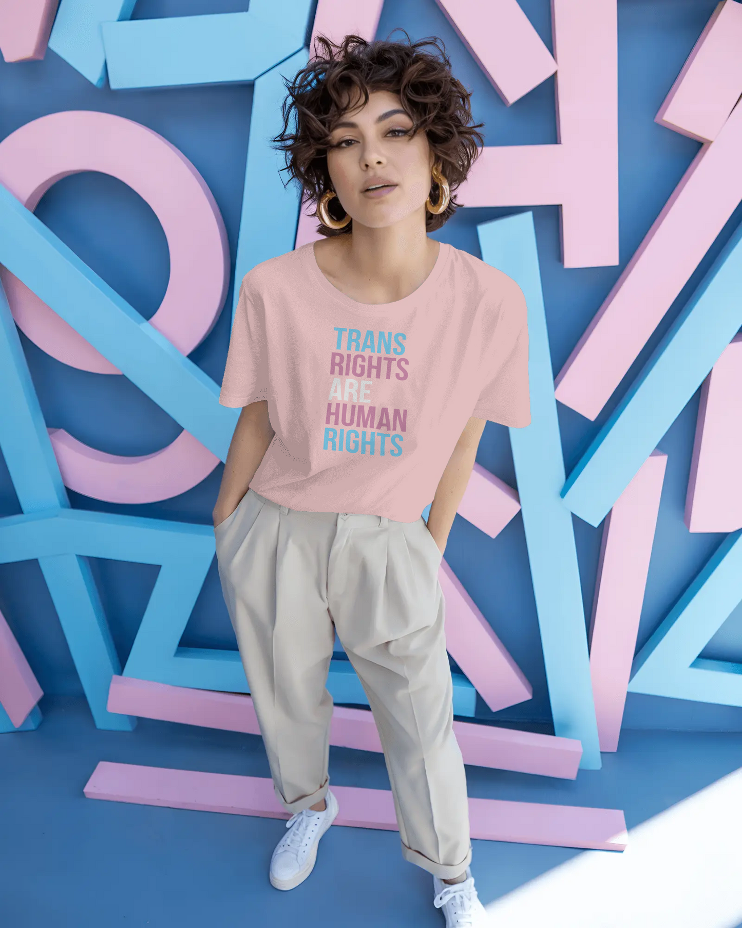 Trans Rights are Human Rights - Unisex Short Sleeve Tee, LGBTQ+ Pride Shirt, Equality Apparel, Human Rights Gift, Activism Clothing