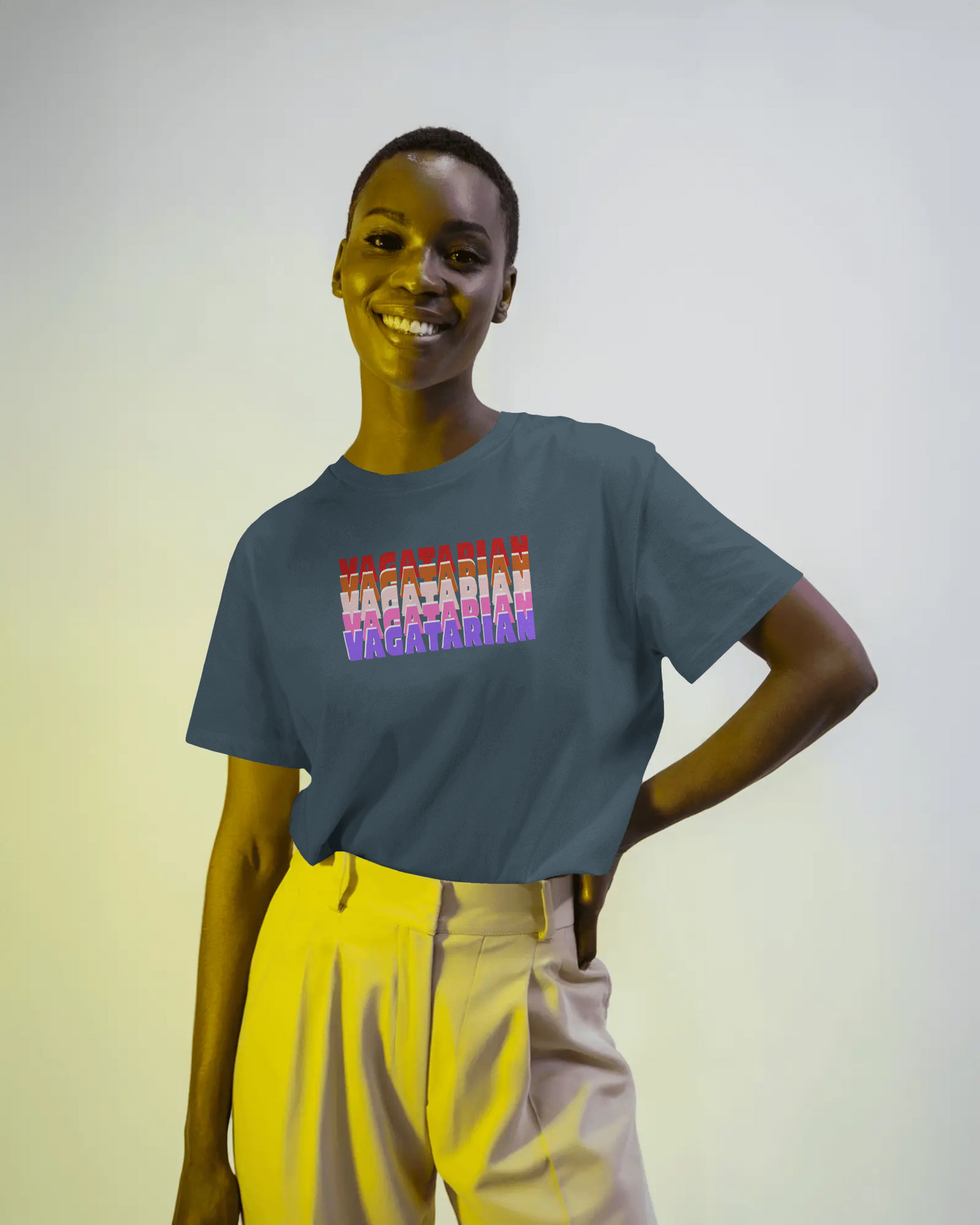 Vagatarian Unisex Jersey Tee, Casual Graphic T-Shirt for Everyday Wear, Perfect Gift for Food Lovers, Summer Tee, LGBTQ+ Pride Shirt