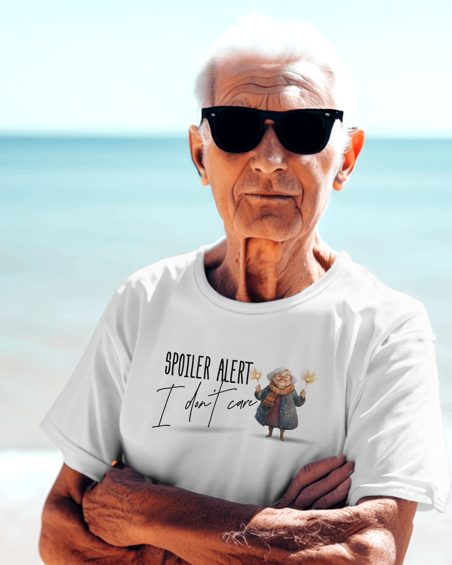 Spoiler Alert Tee, Cute Graphic Tee, Unisex Short Sleeve Shirt, Fun T-Shirt, Casual Wear, Gift for Movie Lovers