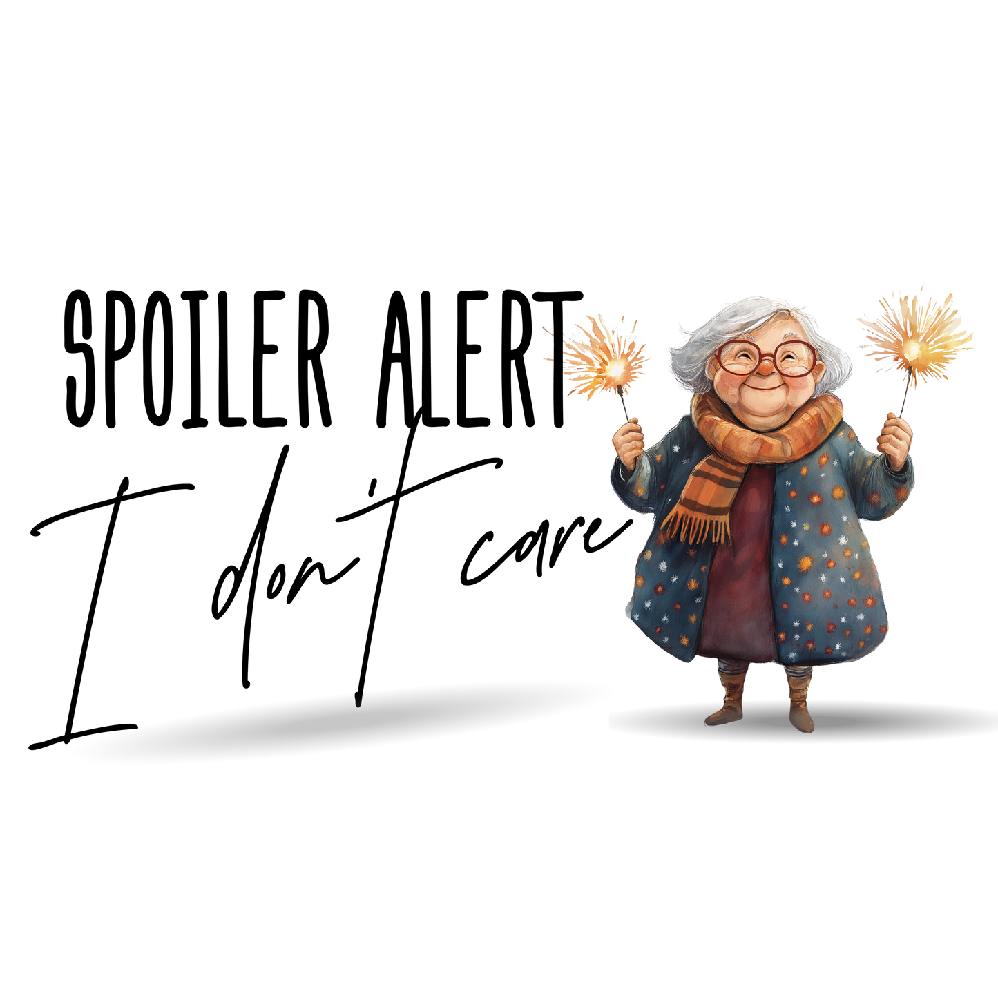 Spoiler Alert Tee, Cute Graphic Tee, Unisex Short Sleeve Shirt, Fun T-Shirt, Casual Wear, Gift for Movie Lovers