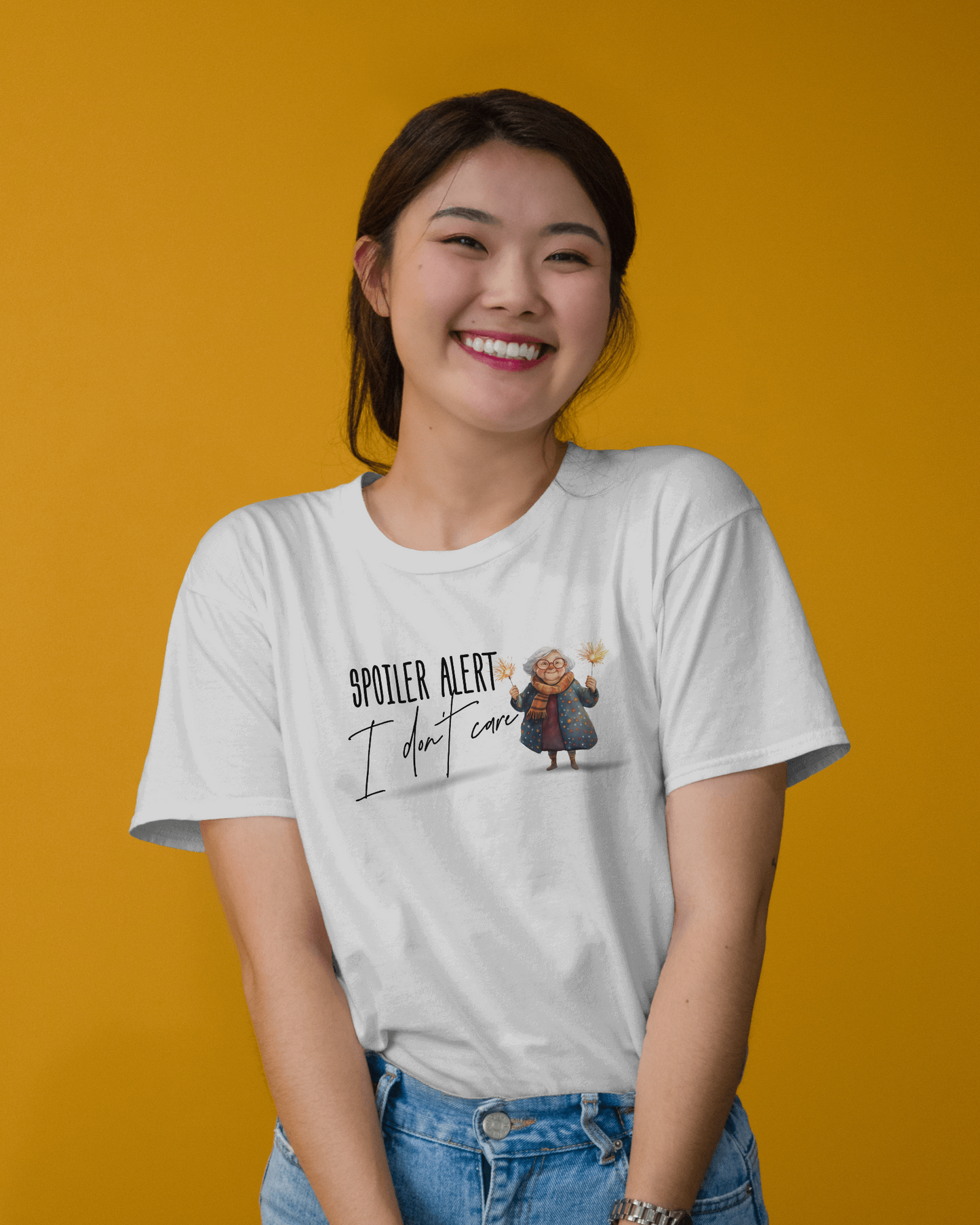 Spoiler Alert Tee, Cute Graphic Tee, Unisex Short Sleeve Shirt, Fun T-Shirt, Casual Wear, Gift for Movie Lovers