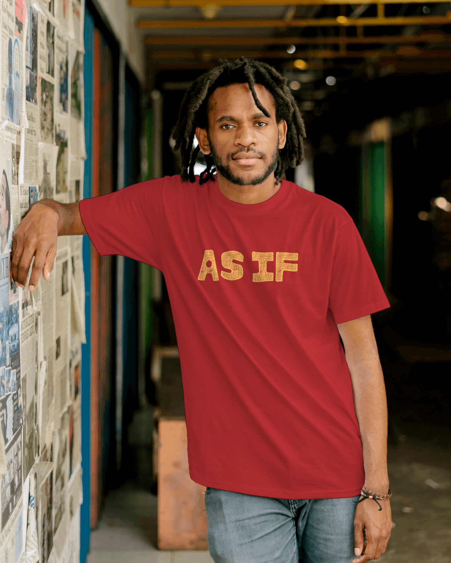 Casual Statement Tee - Perfect for Everyday Wear, AS IF Design, Cute Graphic Shirt, Trendy Gift, Summer Outfit