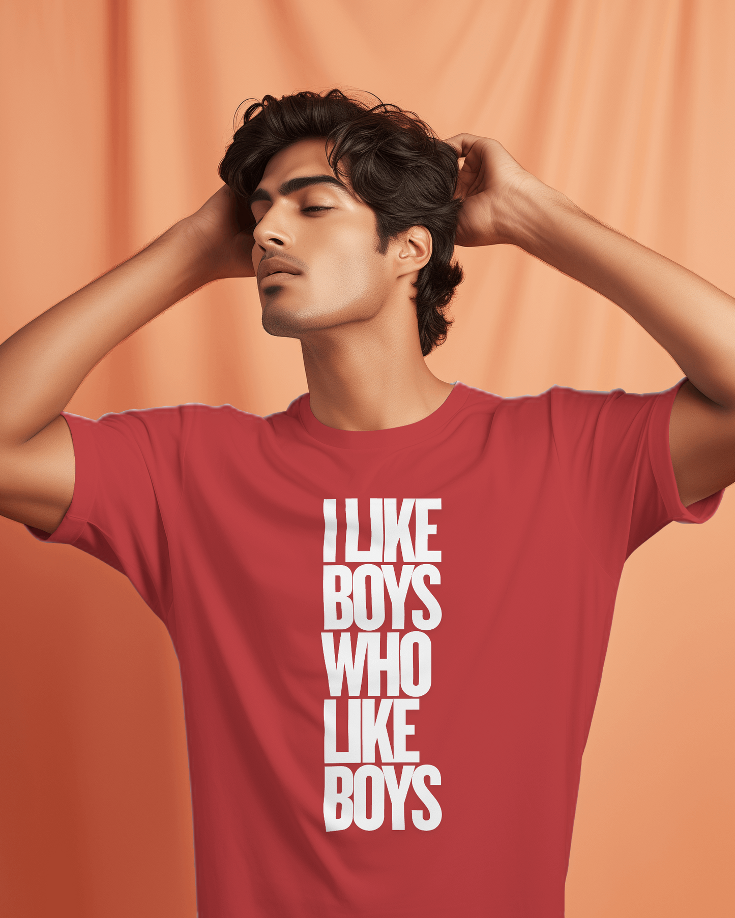 I Like Boys Unisex Tee - LGBTQ Pride Shirt, Casual Graphic T-Shirt, Gender-Neutral Gift, Equality Apparel, Comfortable Wear