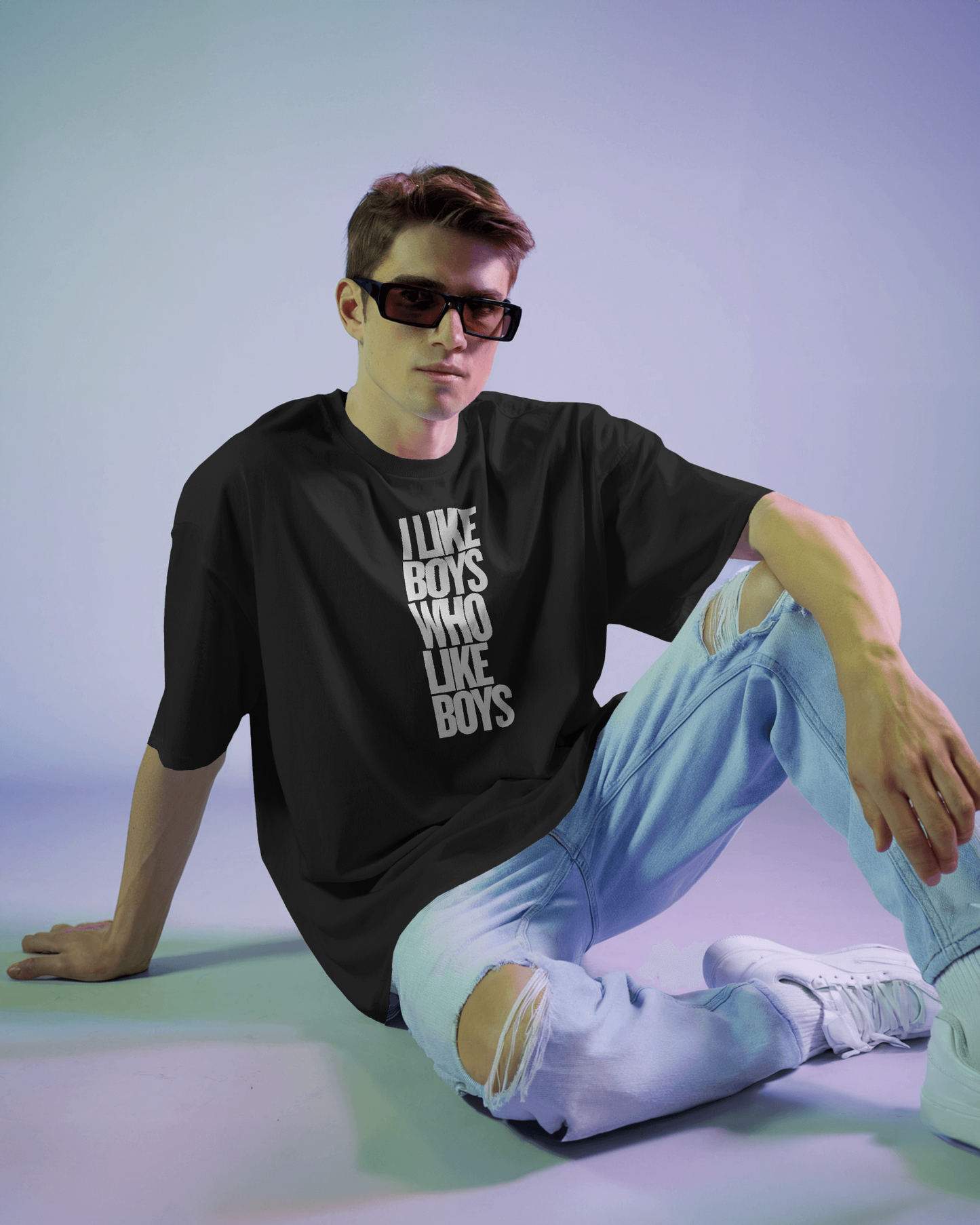 I Like Boys Unisex Tee - LGBTQ Pride Shirt, Casual Graphic T-Shirt, Gender-Neutral Gift, Equality Apparel, Comfortable Wear