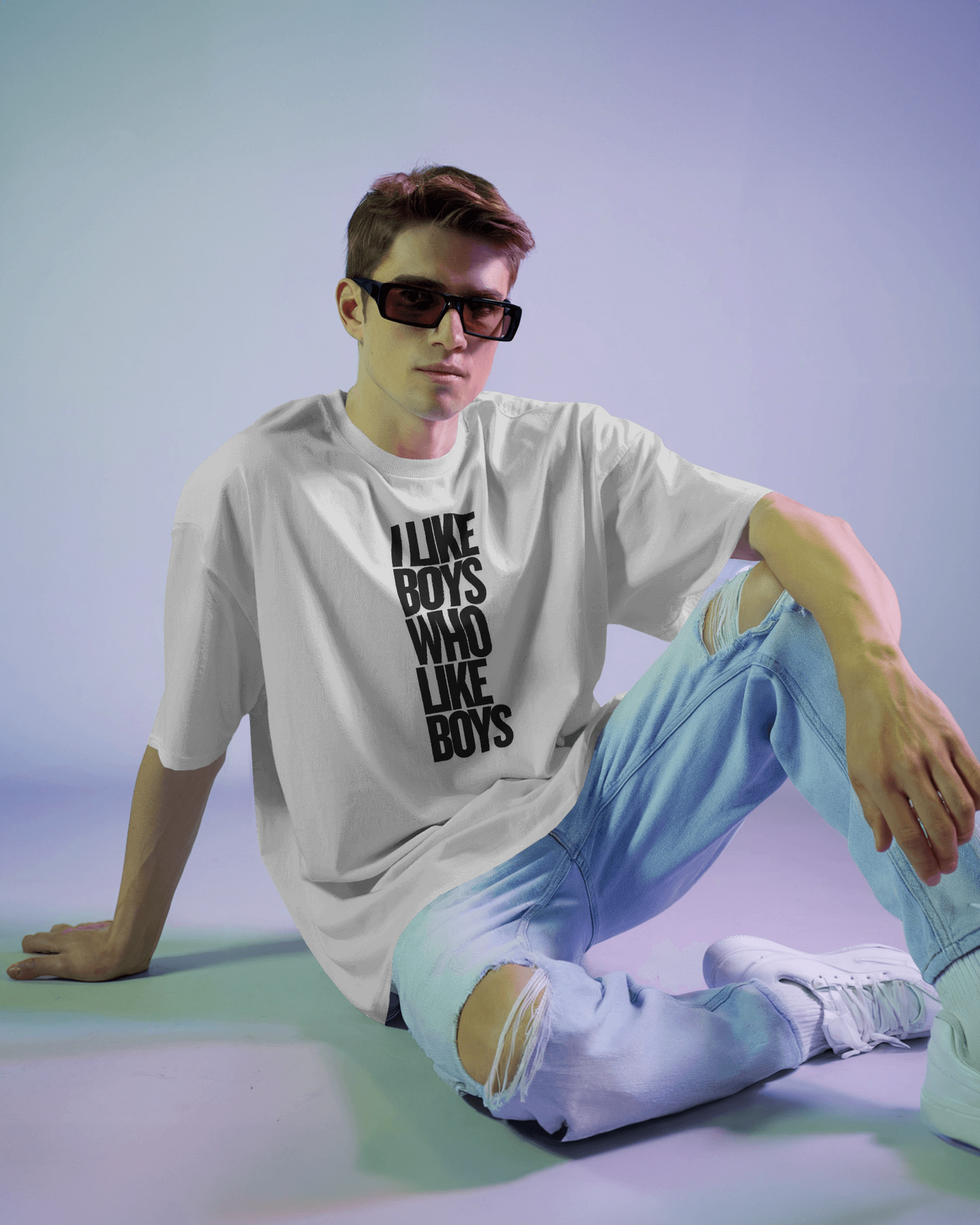 I Like Boys Unisex Tee - LGBTQ Pride Shirt, Casual Graphic T-Shirt, Gender-Neutral Gift, Equality Apparel, Comfortable Wear