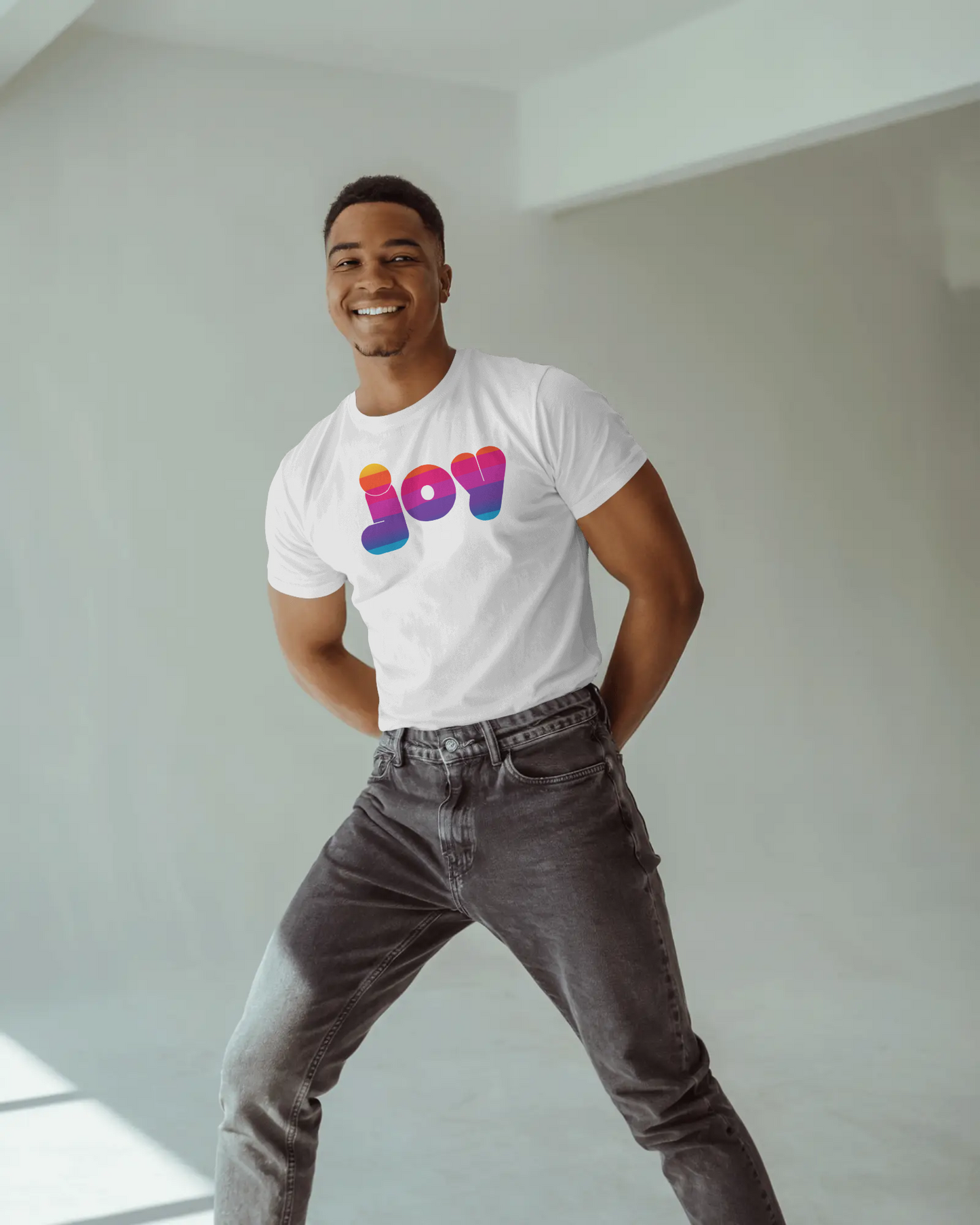 Joyful Unisex Short Sleeve Tee - Celebrate Happiness with Every Wear