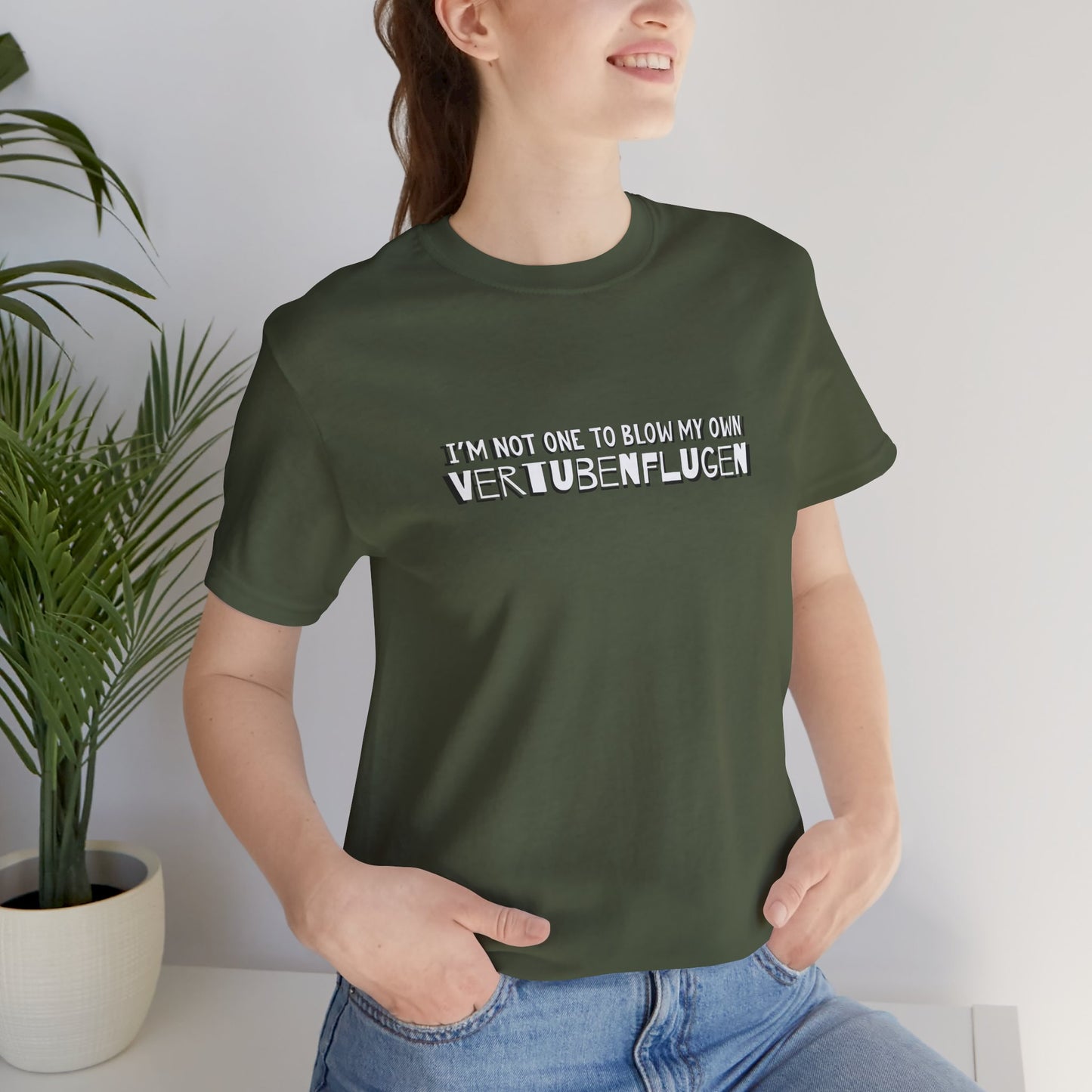 I'm not one to blow my own Vertubenflugen!  Golden Girls Inspired Fan Tee, Unisex Jersey Short Sleeve Tee.