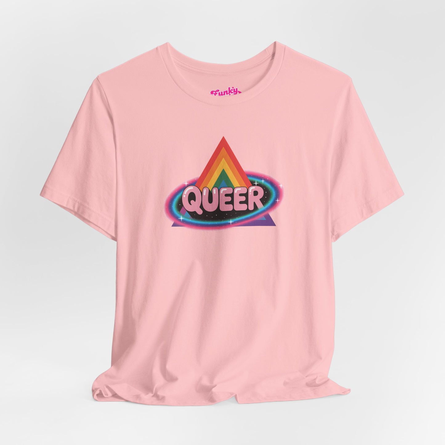 Pride-Inspired Unisex Tee, Queer Graphic Shirt, LGBTQ+ Fashion, Casual Wear, Pride Month, Unique Graphic Tee