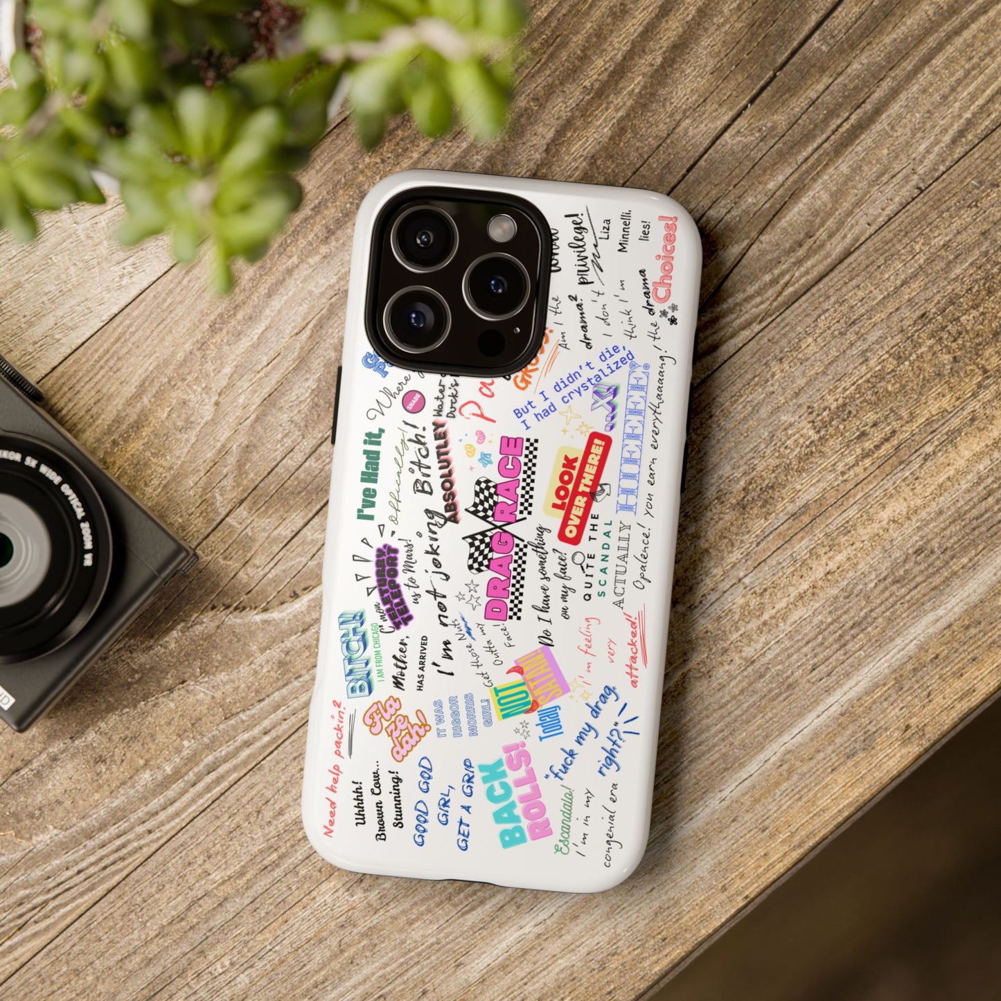 Trendy Phone Case with Fun Quotes | Gift for Teens, Birthday Present, Everyday Use, Motivational Design, Colorful Style