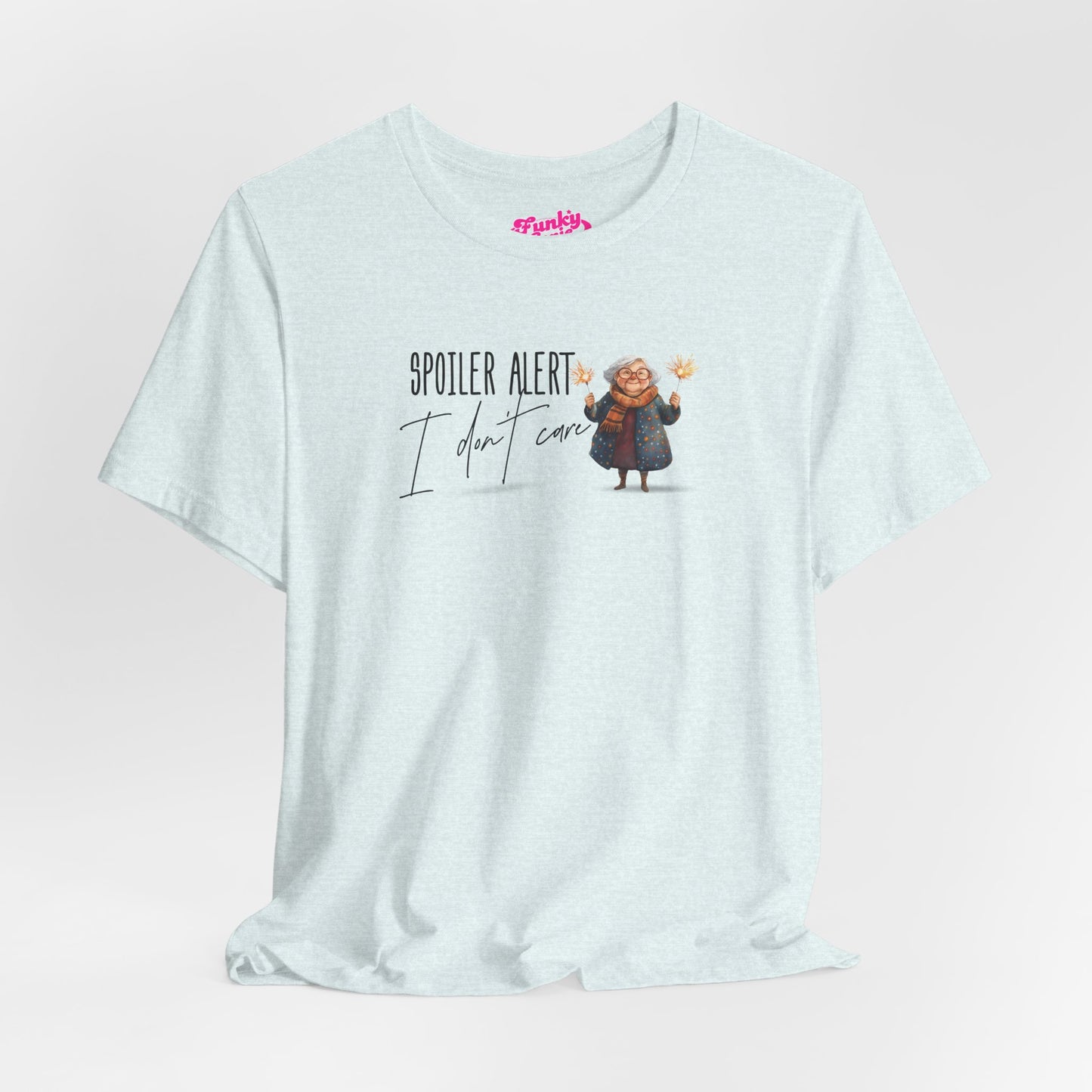 Spoiler Alert Tee, Cute Graphic Tee, Unisex Short Sleeve Shirt, Fun T-Shirt, Casual Wear, Gift for Movie Lovers