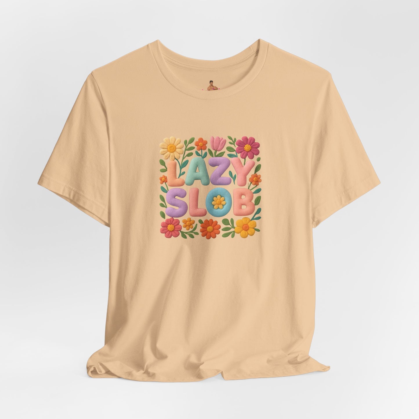 Lazy Slob Floral Graphic Tee